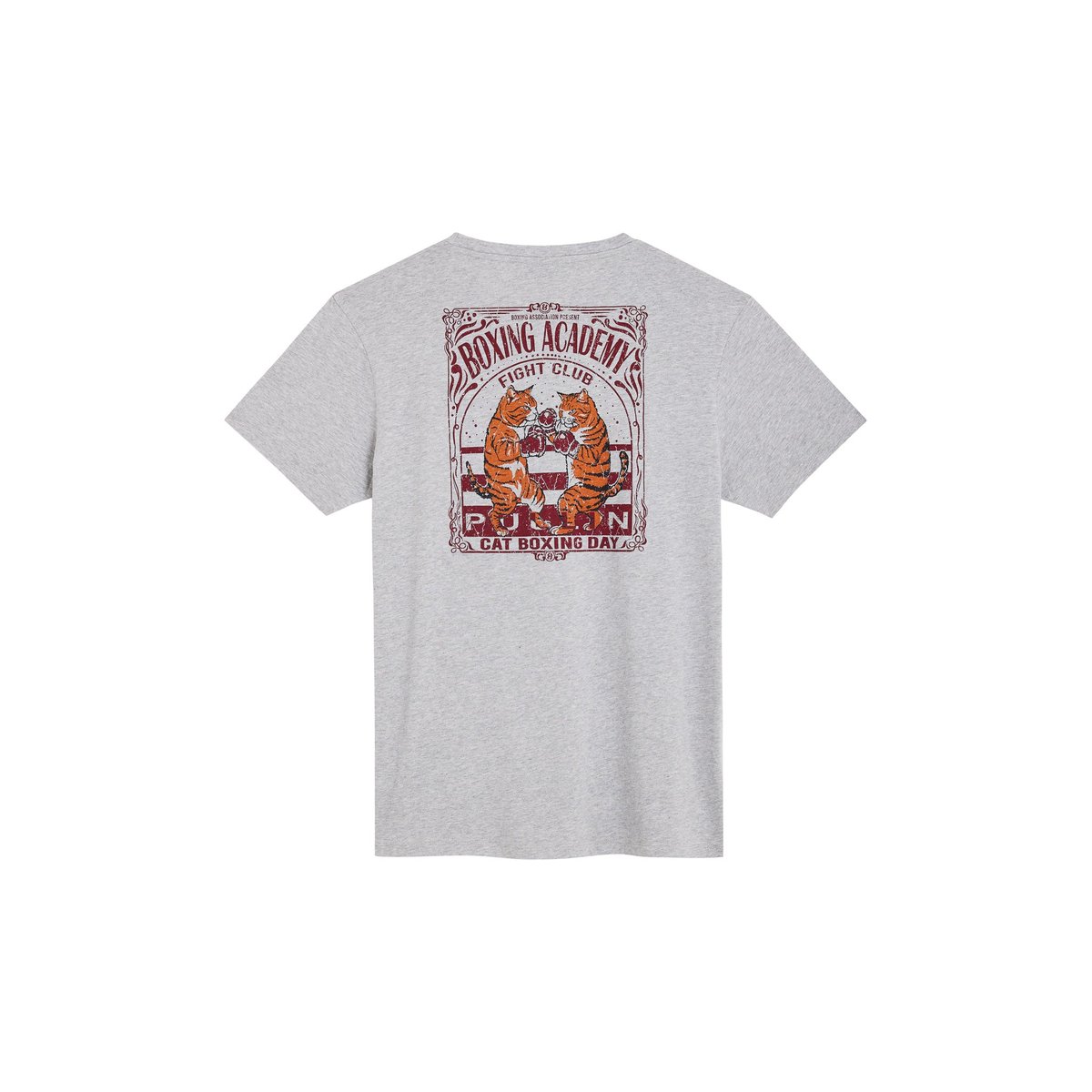 TSHIRT CATBOX gris, PULLIN