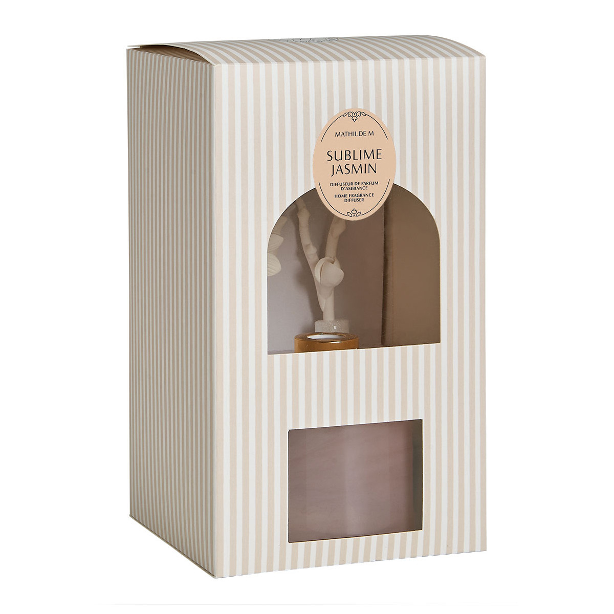 Diffuseur parfum d'ambiance 150 ml - Jasmin transparent, MATHILDE M