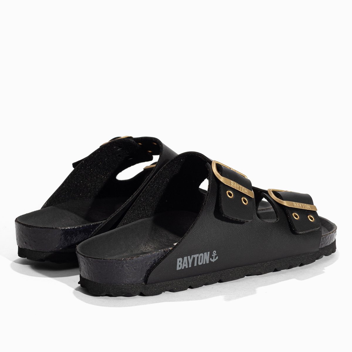 Sandales Vegan ANDY noir, BAYTON