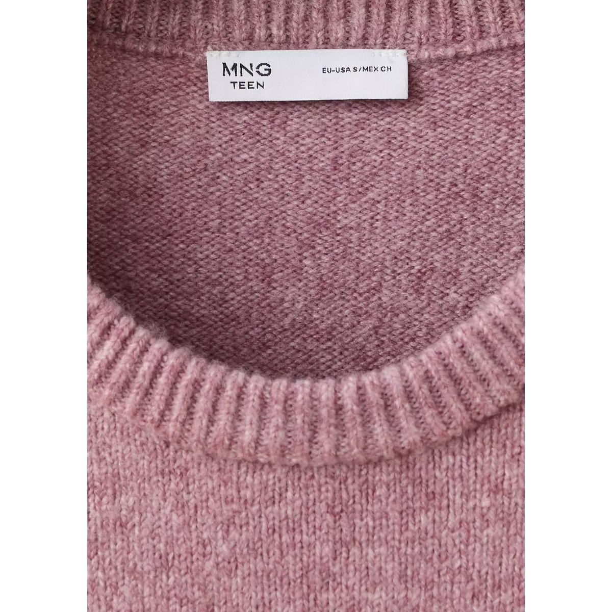 Pull-over jaspé rose, MANGO TEEN
