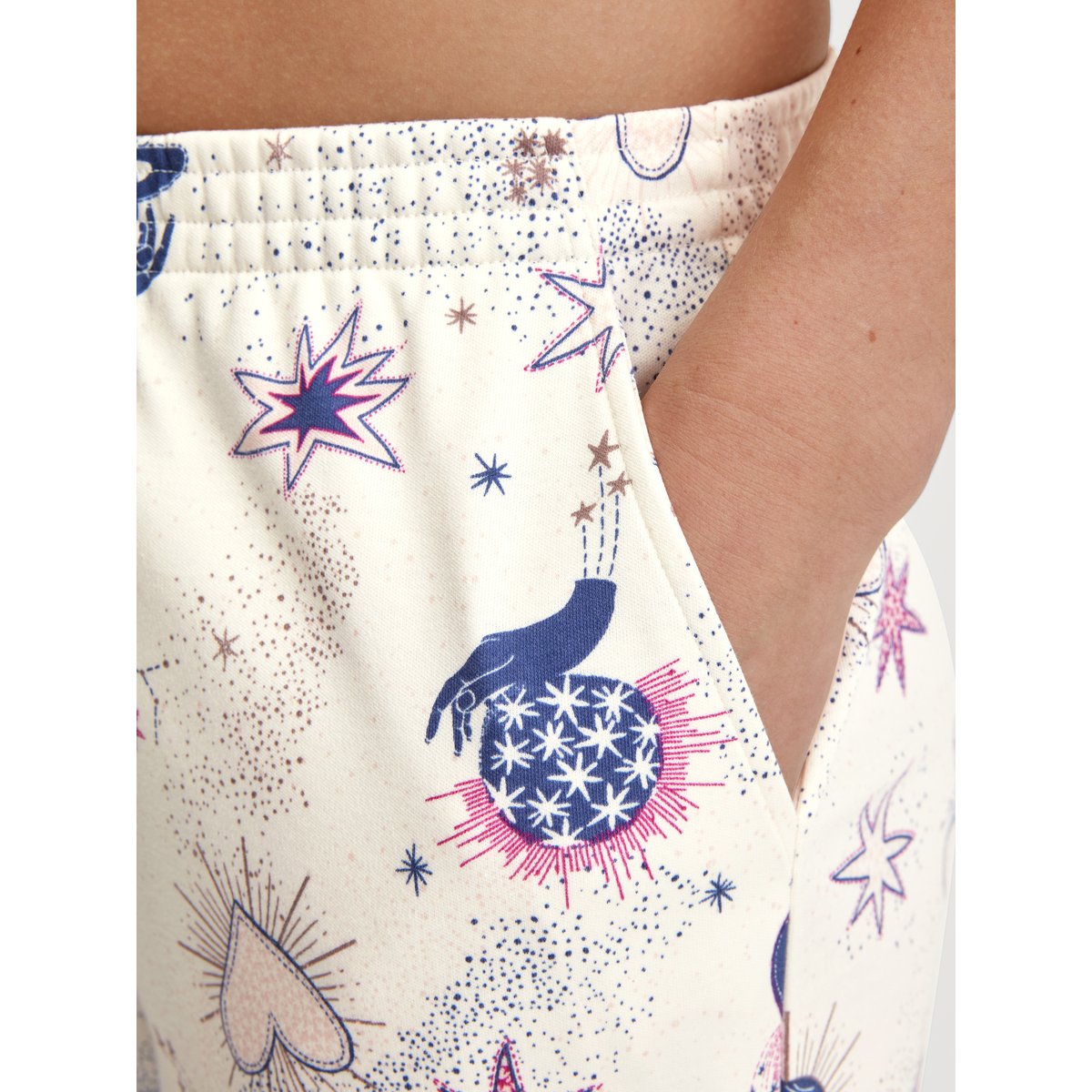 Bas de pyjama avec poches Coton FAVOURITES crème de charme, CALIDA