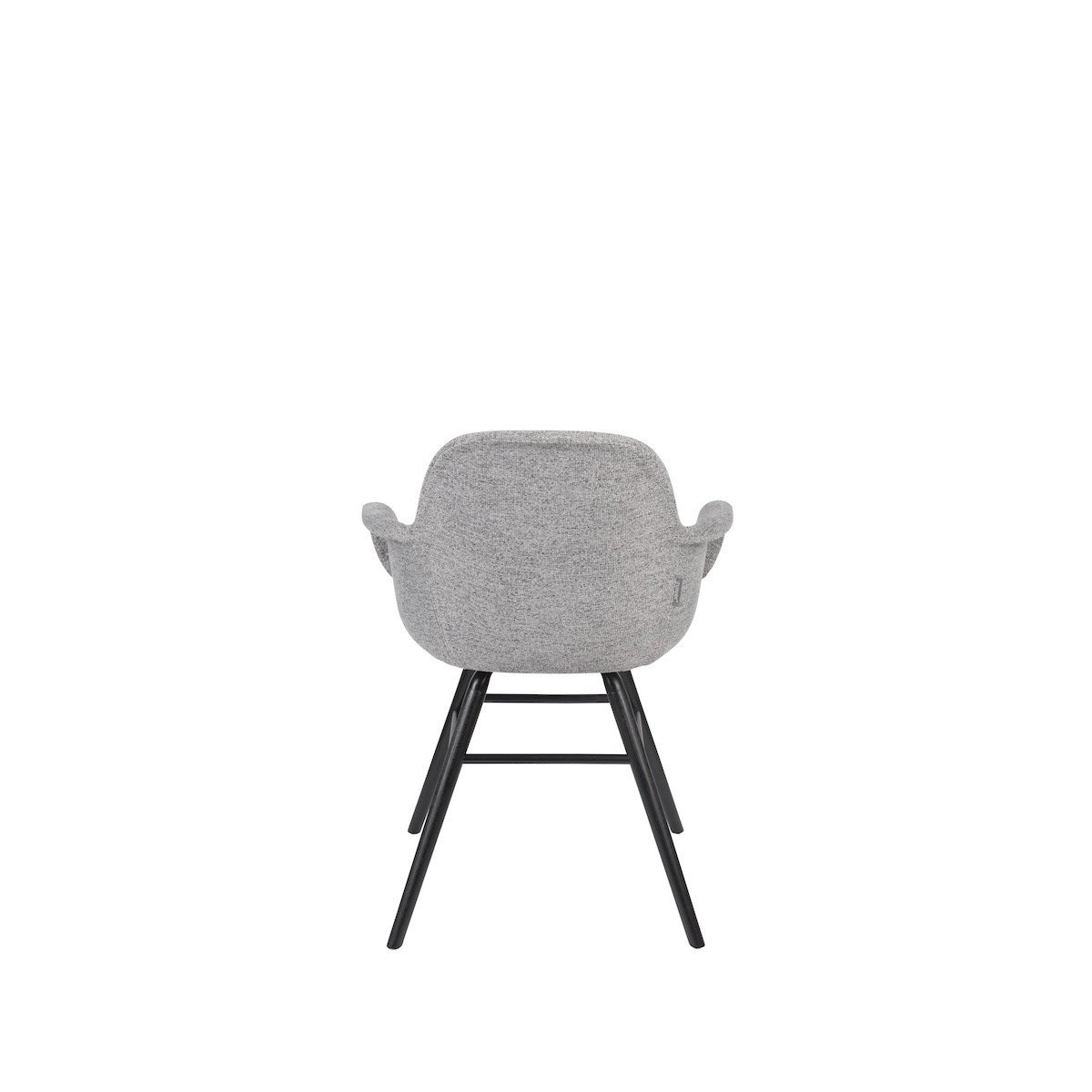Lot de 2 fauteuils de table en tissu - ALBERT KUIP SOFT gris, ZUIVER