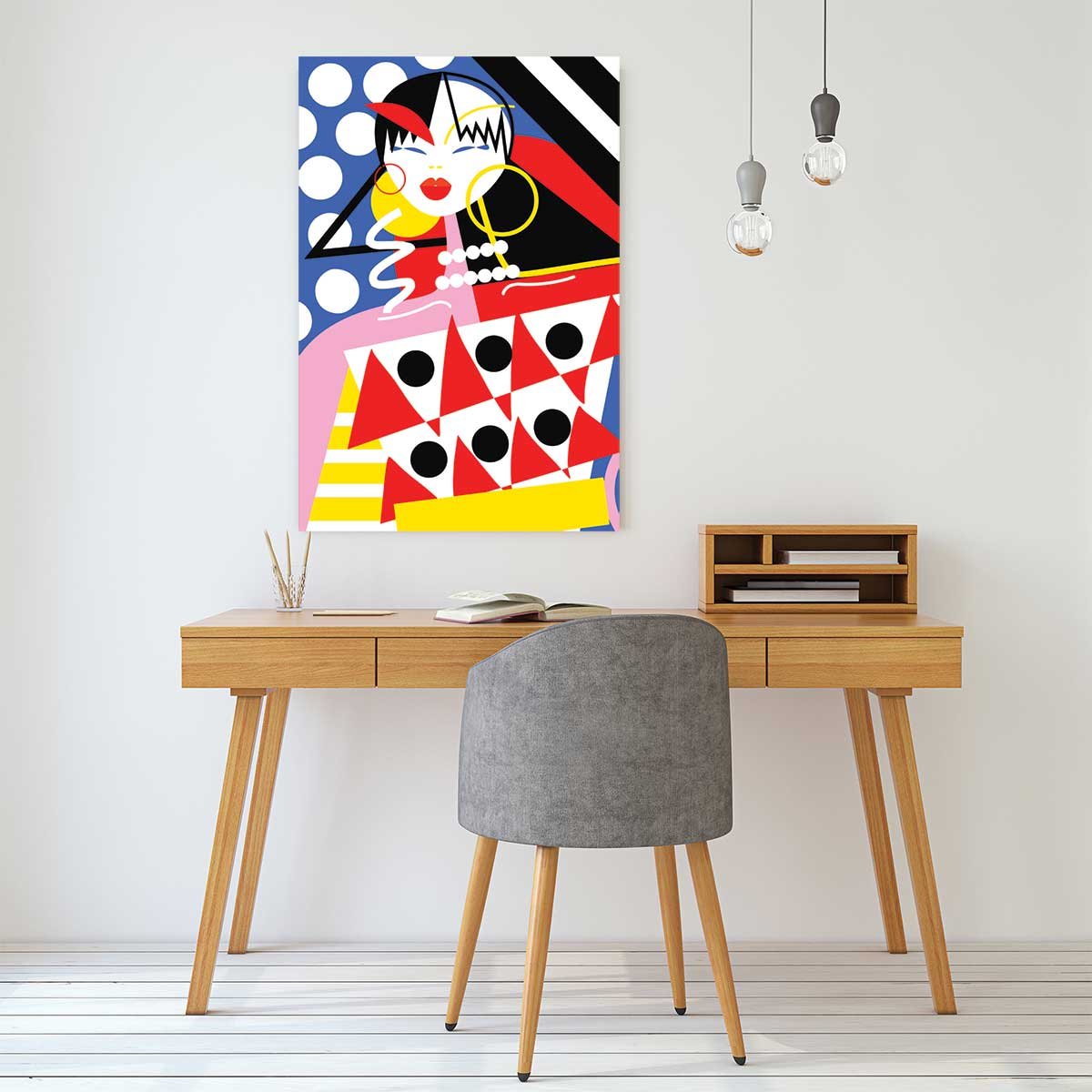 Tableau la vie trépidente d'une femme! tableau alu dibond, HEXOA