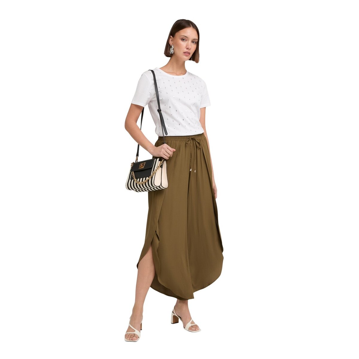 Pantalon paréo marron, MOTIVI