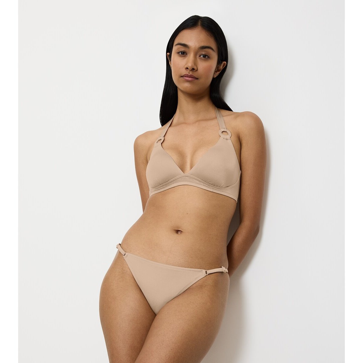 Midnight Swim Triangle Bikini Top golden beige, TRIUMPH