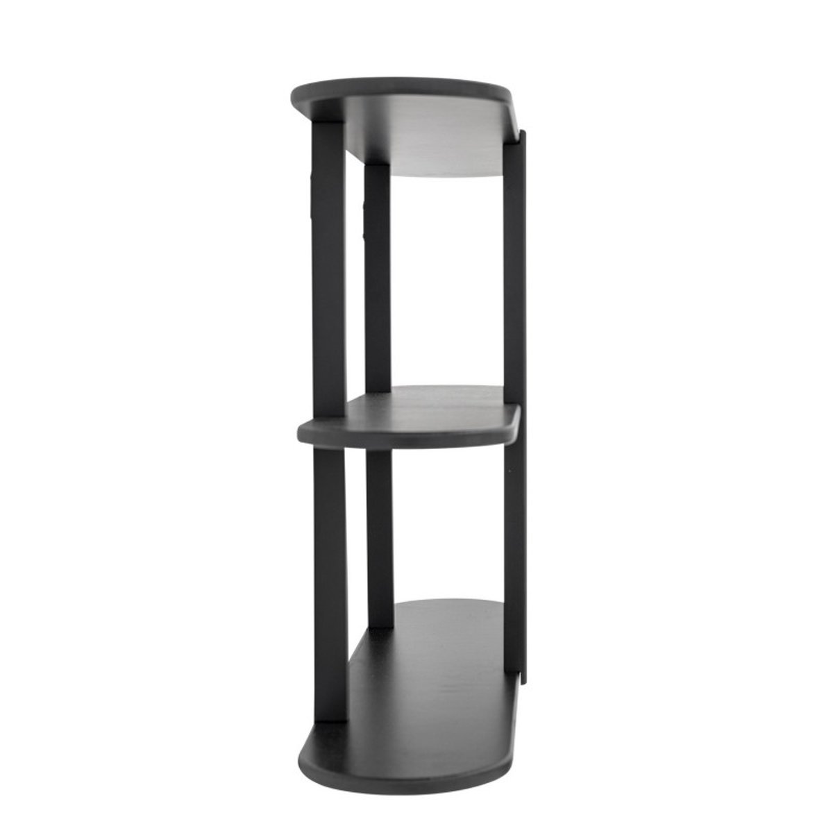 Etagère murale design bois Vicente noir, BLOOMINGVILLE