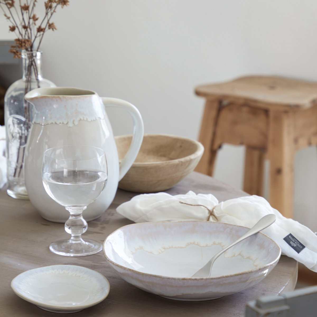 Assiette ovale petit 11 BRISA salt blanc, COSTA NOVA