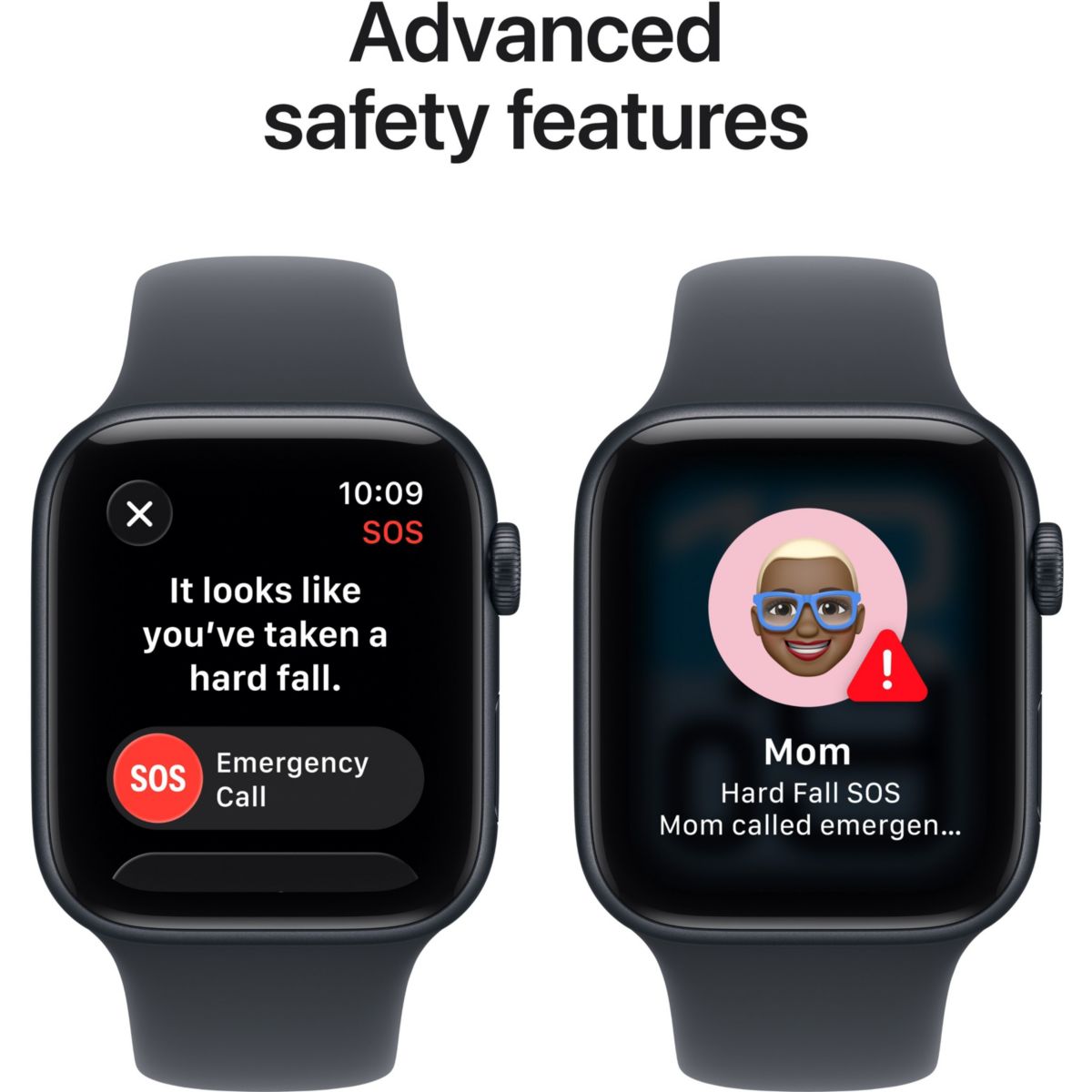 Montre connectée SE 3 44mm Minuit S/M Cellular noir, APPLE