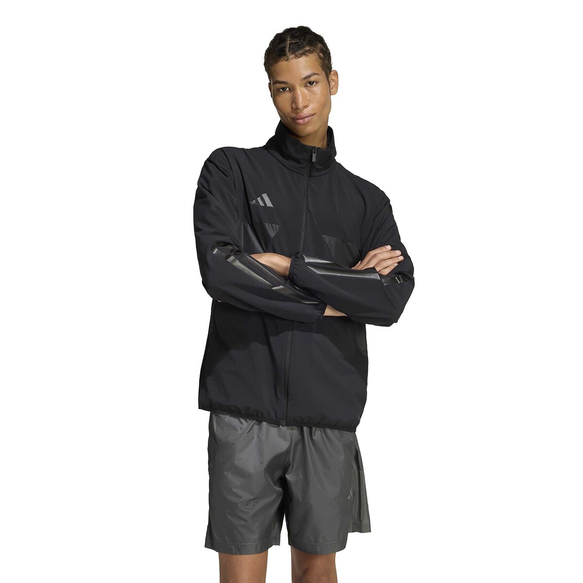 Veste de survêtement HOUSE OF TIRO noir, ADIDAS SPORTSWEAR