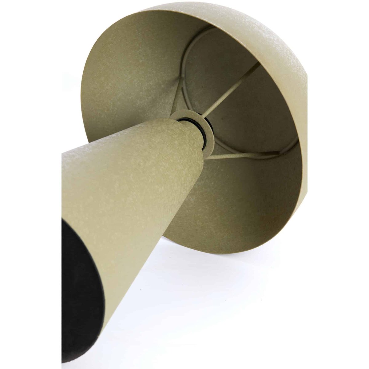 Lampe À Poser Métal SURRINA vert, LIGHT & LIVING