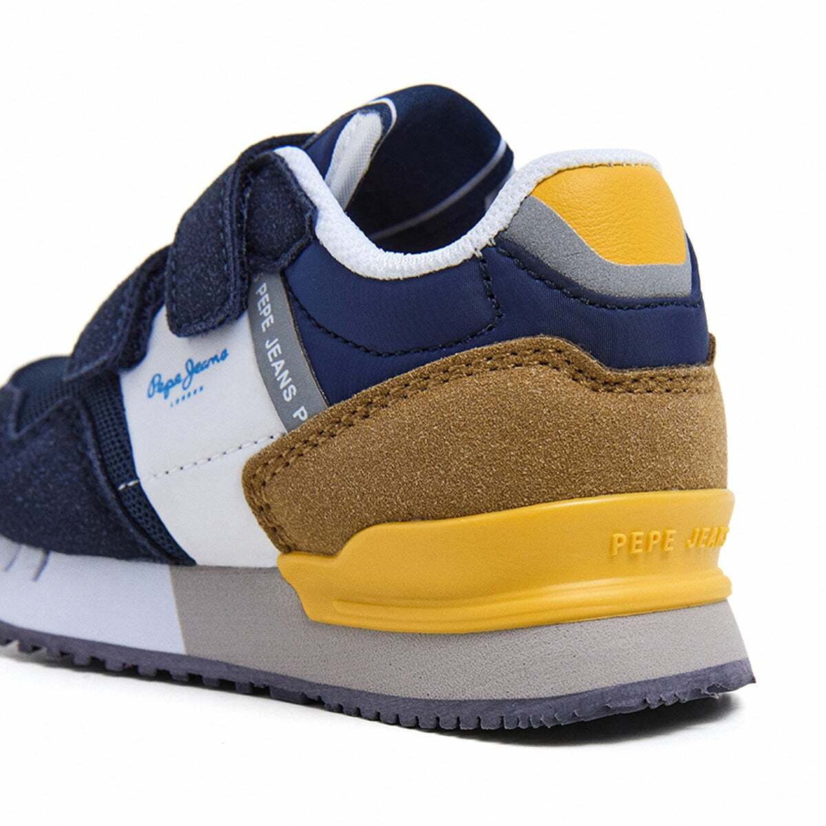 Baskets À Fermeture Velcro bleu marin, PEPE JEANS