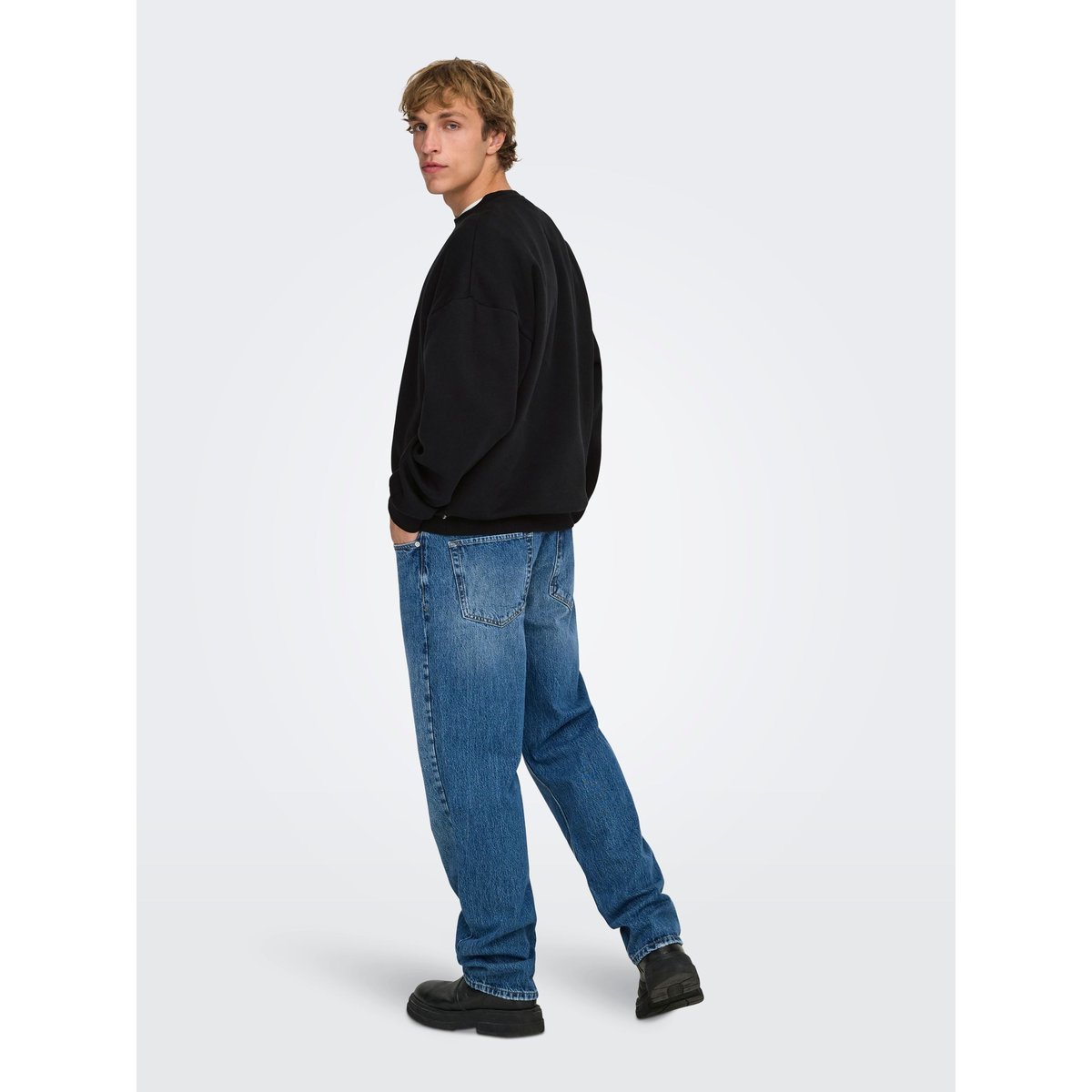 Sweat-Shirt noire - black, ONLY & SONS