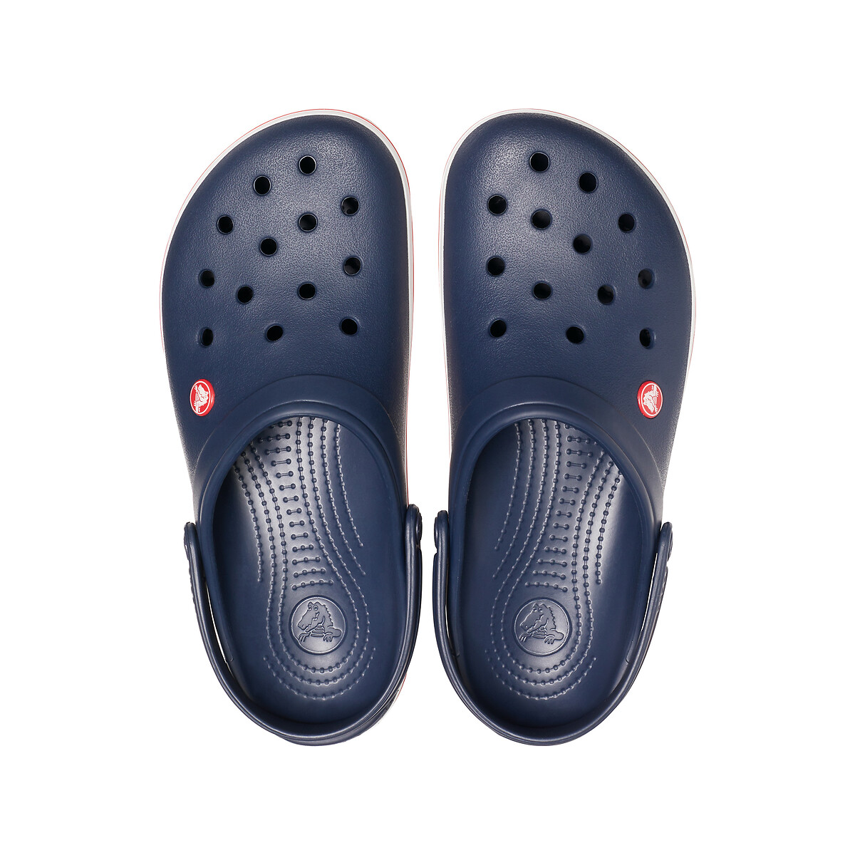 Sabots Crocband marine/blanc/rouge, CROCS
