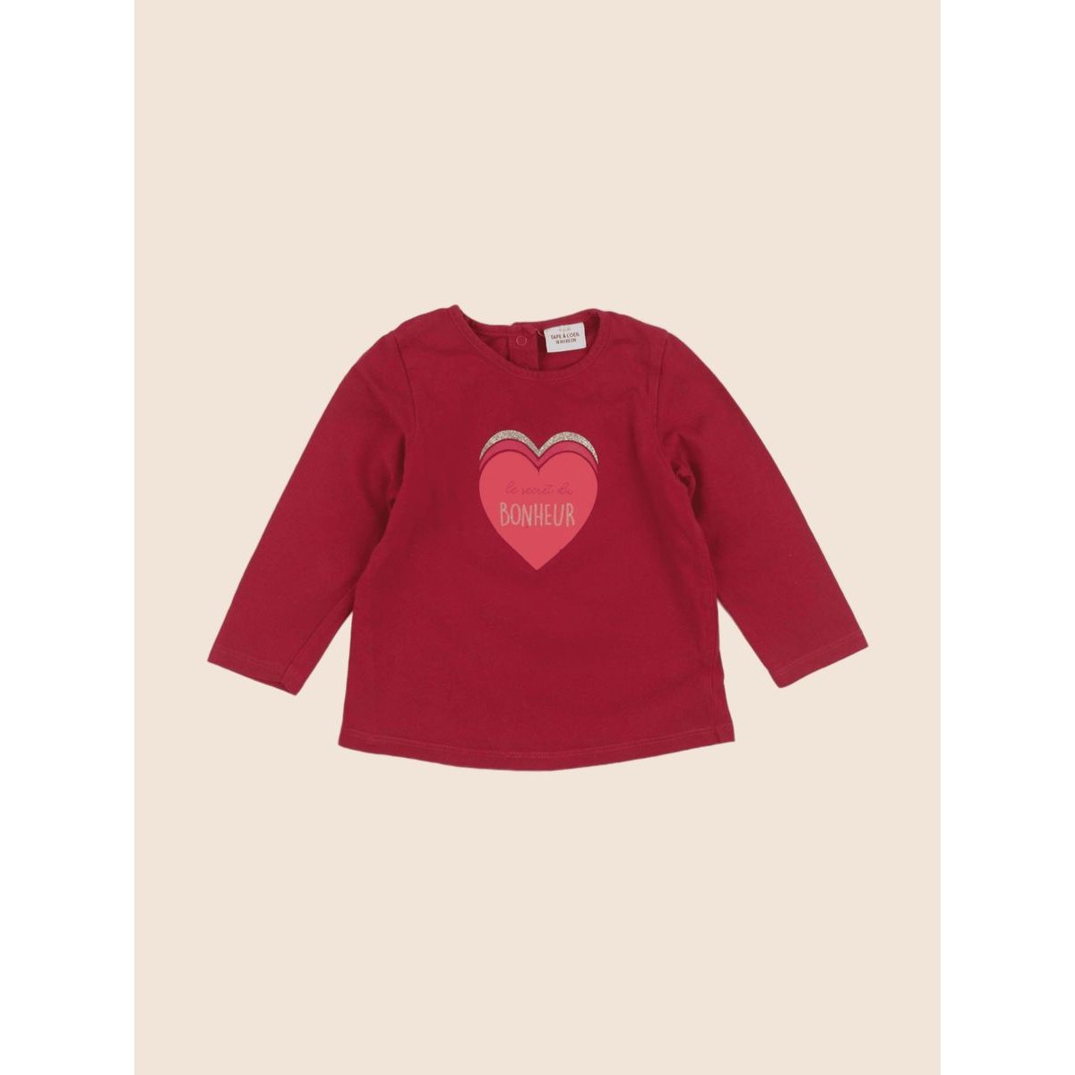 Tee-shirt - Bon état rose, TAPE A L'OEIL