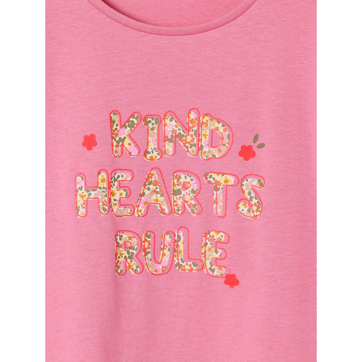 T-shirt manches courtes rose, VERTBAUDET