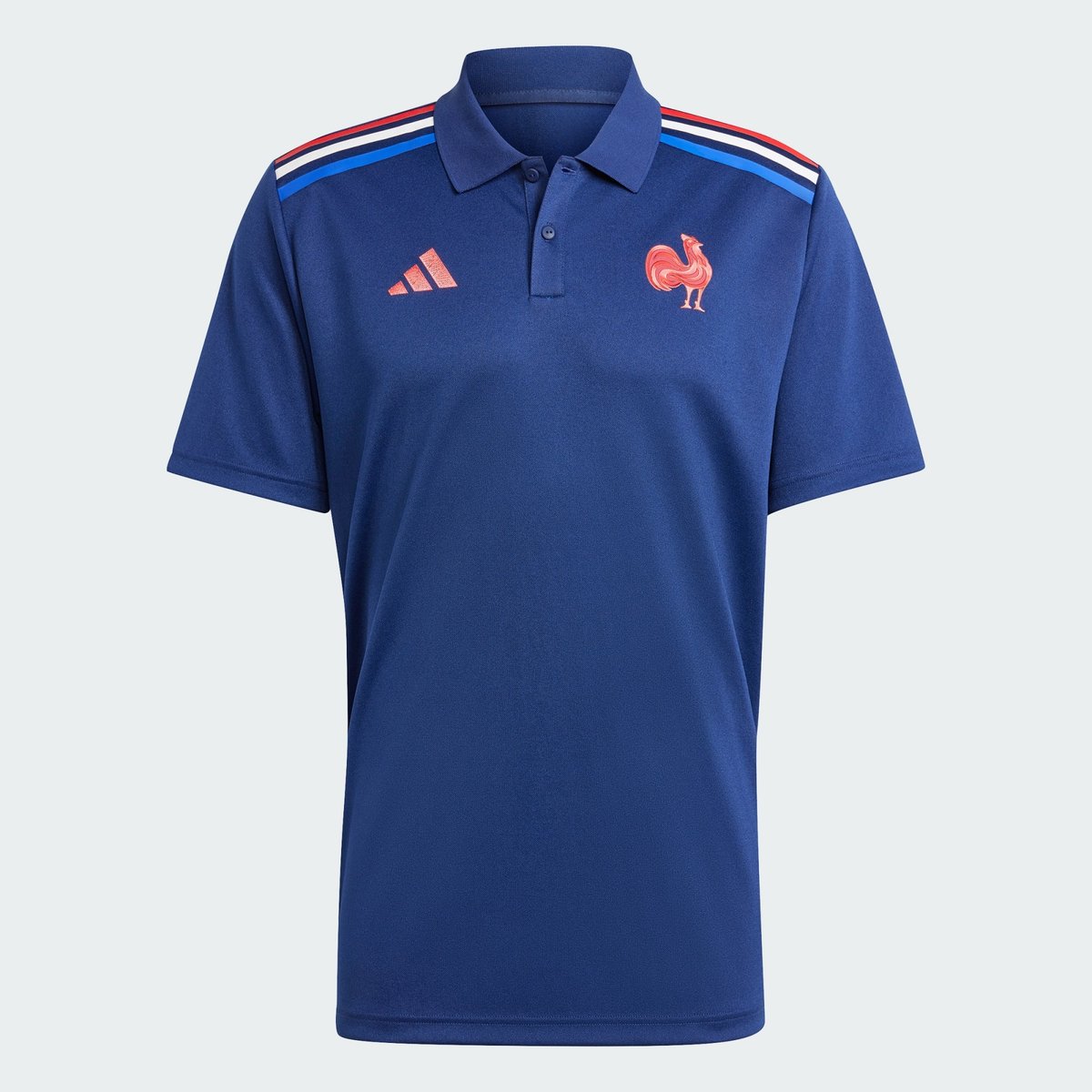 Polo Supporter Domicile France Rugby Polo Supporter Domicile France Rugby dark blue, adidas Performance