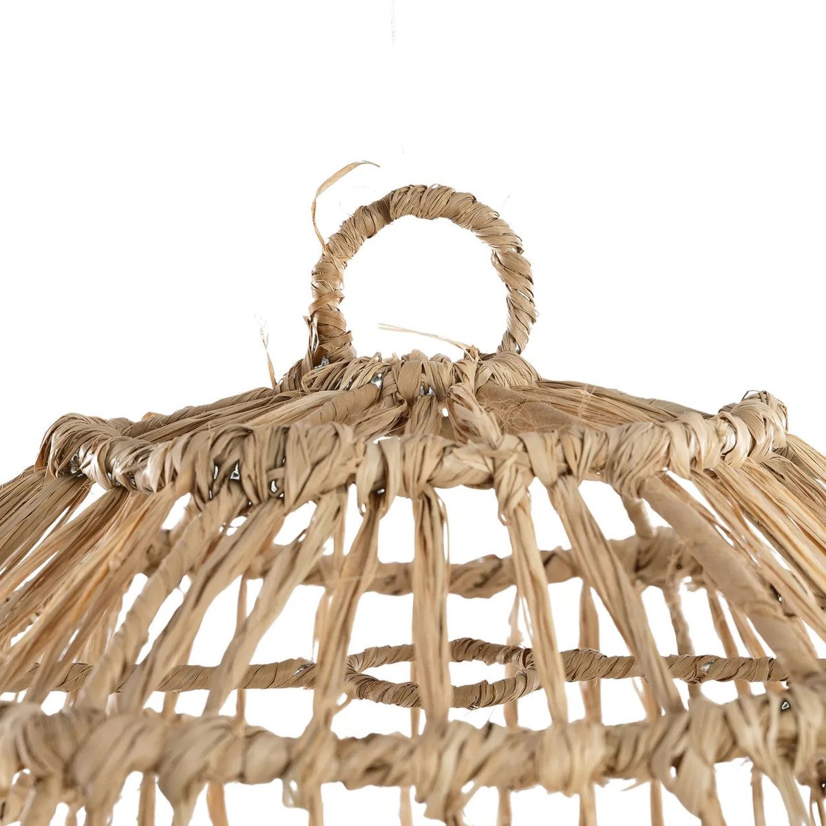 Suspension en herbe mendong CASITA beige, BAZAR BIZAR