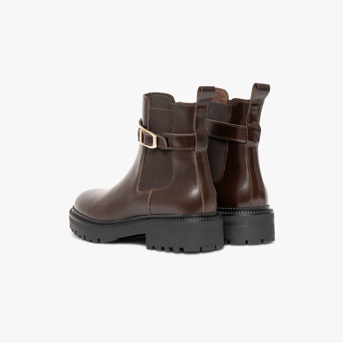 Boots À Talon en cuir MARLY marron, BOCAGE