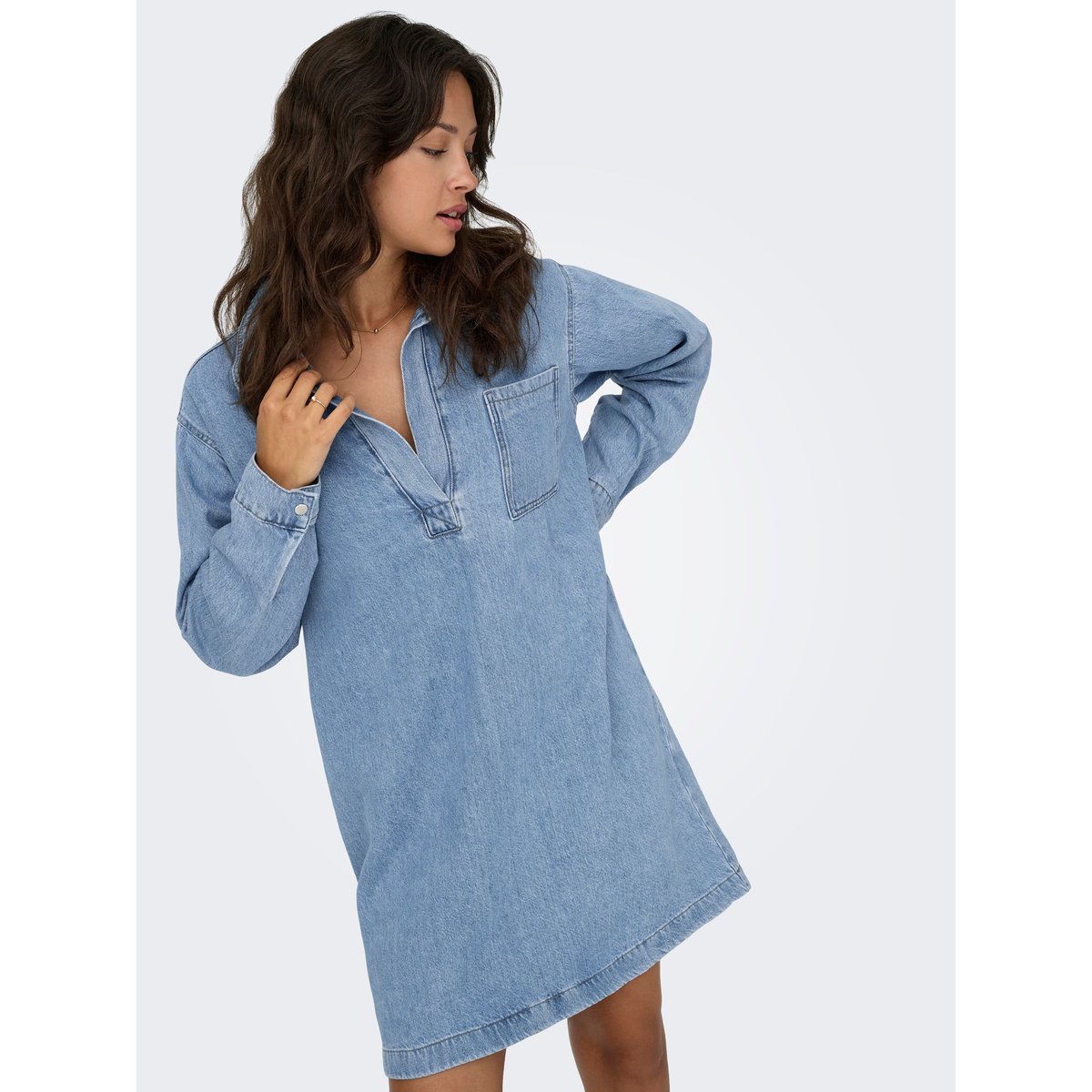 Robe En Denim light blue denim, ONLY
