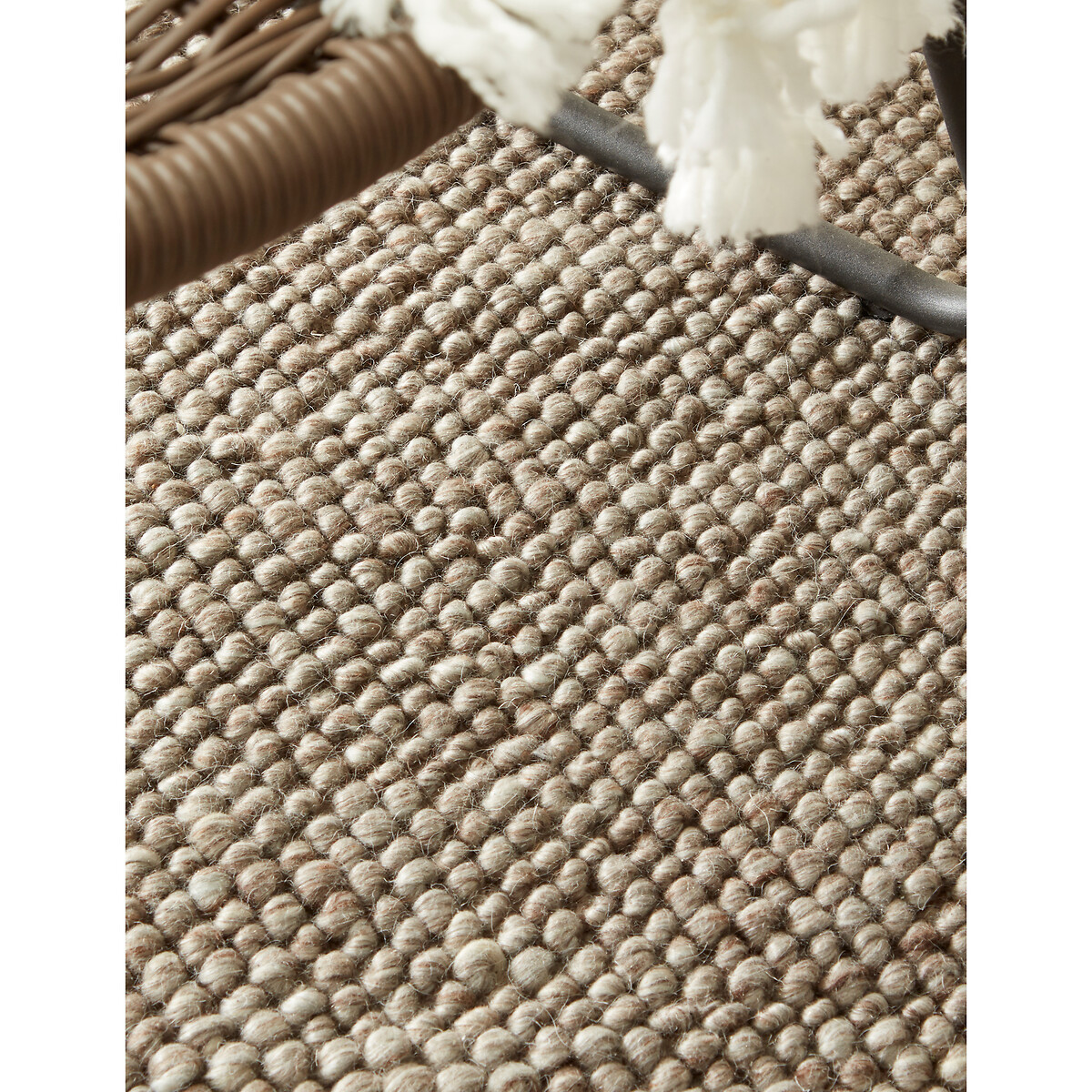 Knotted Woven Natural Rug beige, SO'HOME