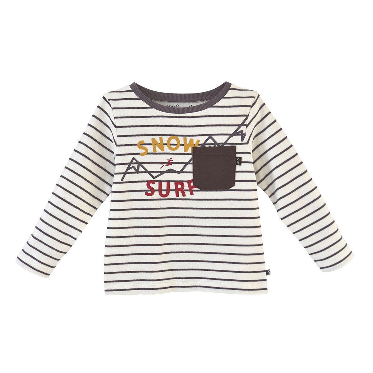 T-shirt raye djim blanc, SUCRE D'ORGE