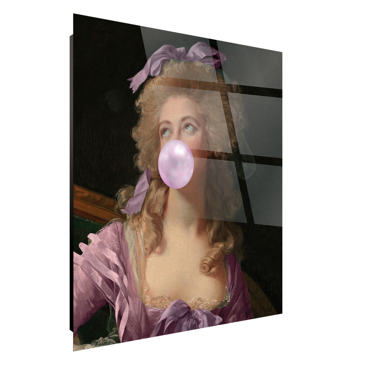Tableau Sur Verre Synthétique Bubble Gum Pop INSOLITE tableau en verre synthétique, CEANOTHE