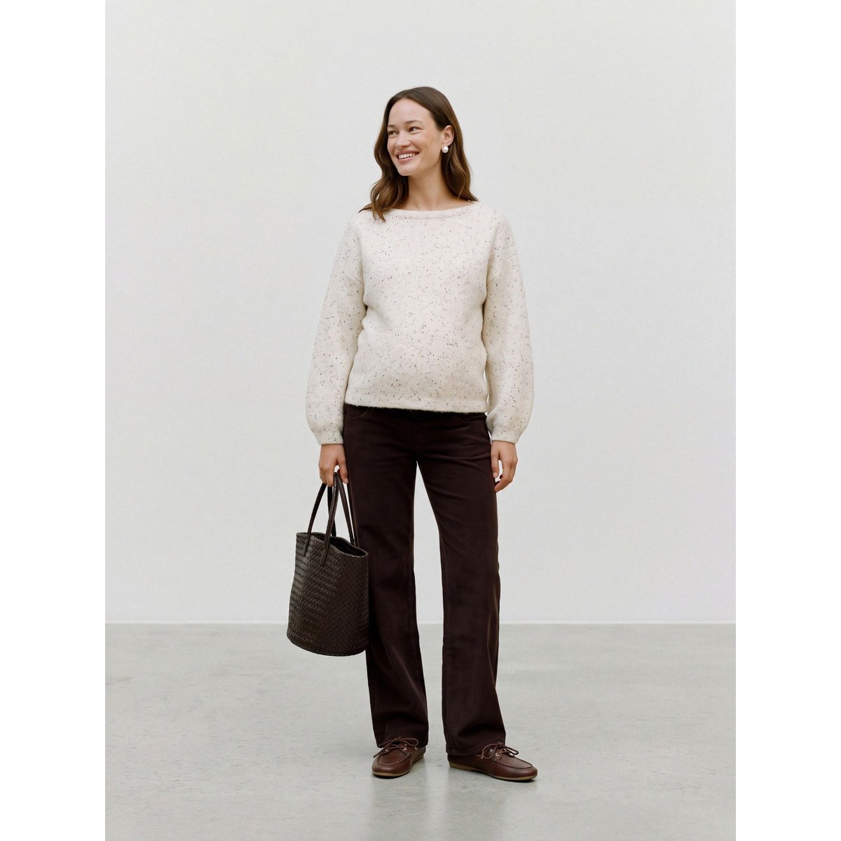 Pull En Maille birch, VERO MODA
