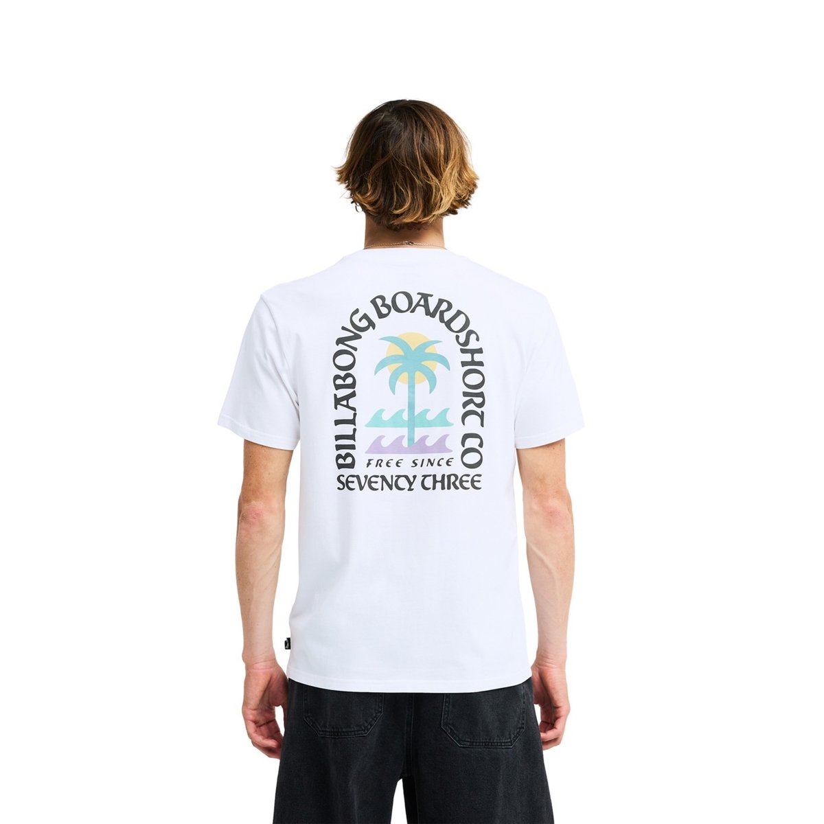 T shirt manches courtes PORTAL blanc white, BILLABONG