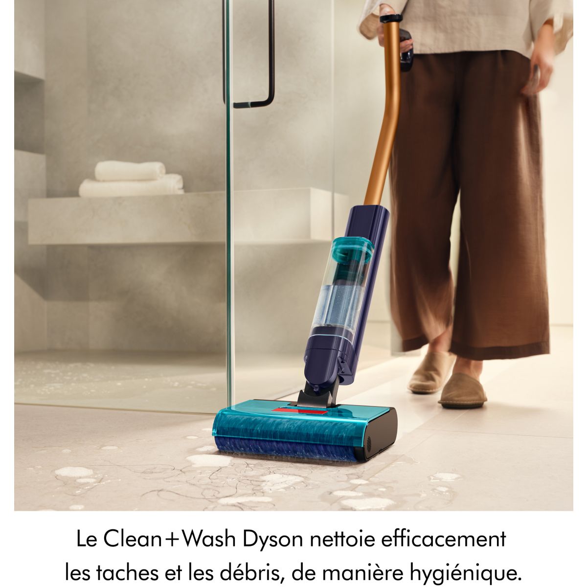 Nettoyeur de sol Clean+Wash Hygiène couleur unique, DYSON