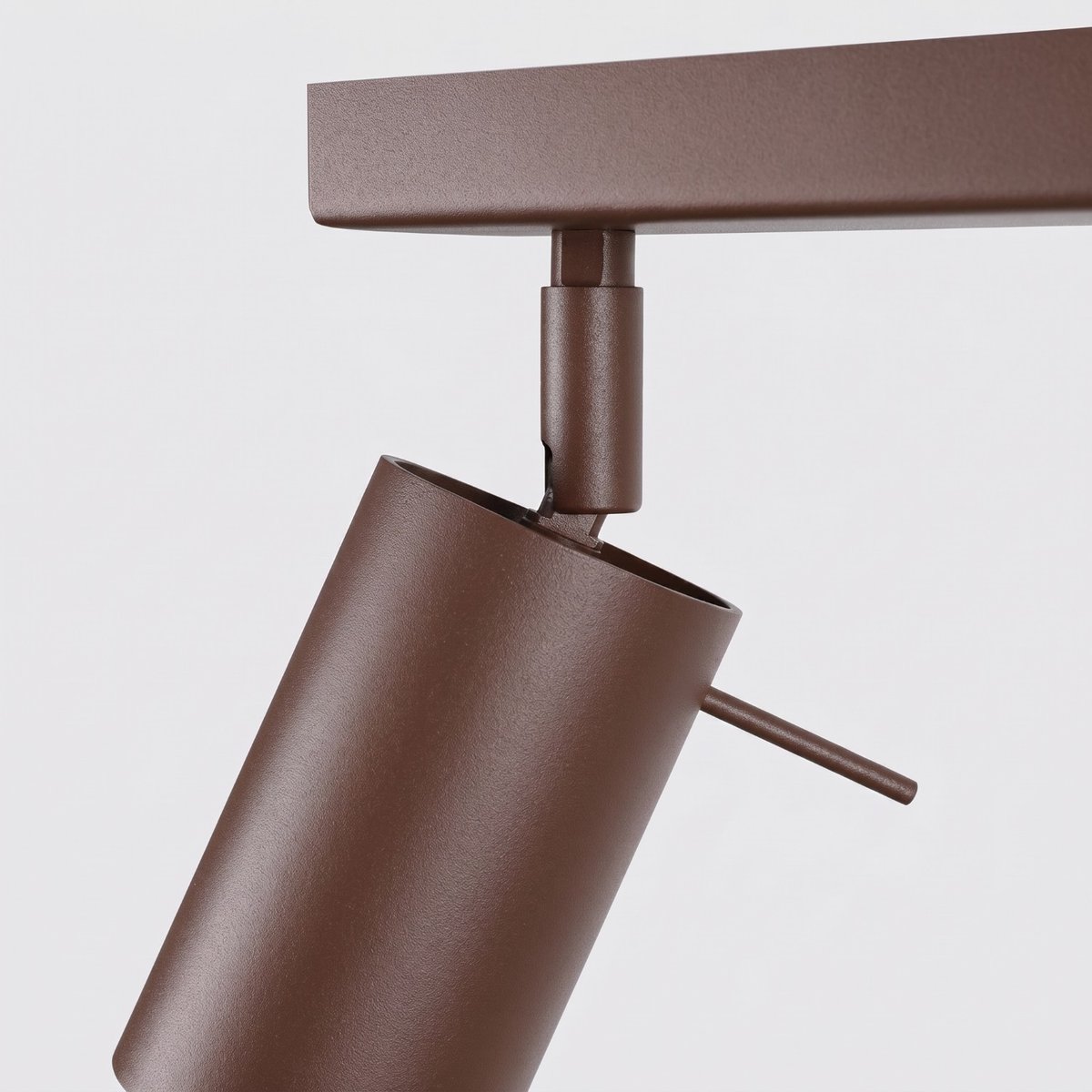 Plafonnier Acier Marron GU10 4 RING marron, EDEN