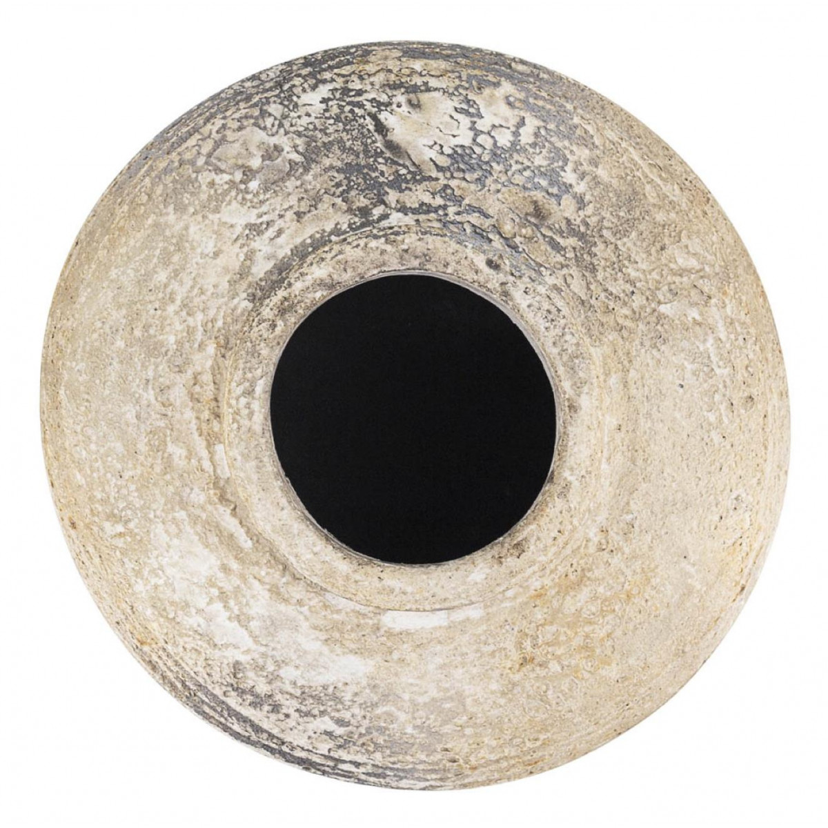 Vase argile marron, DECORATION D’AUTREFOIS