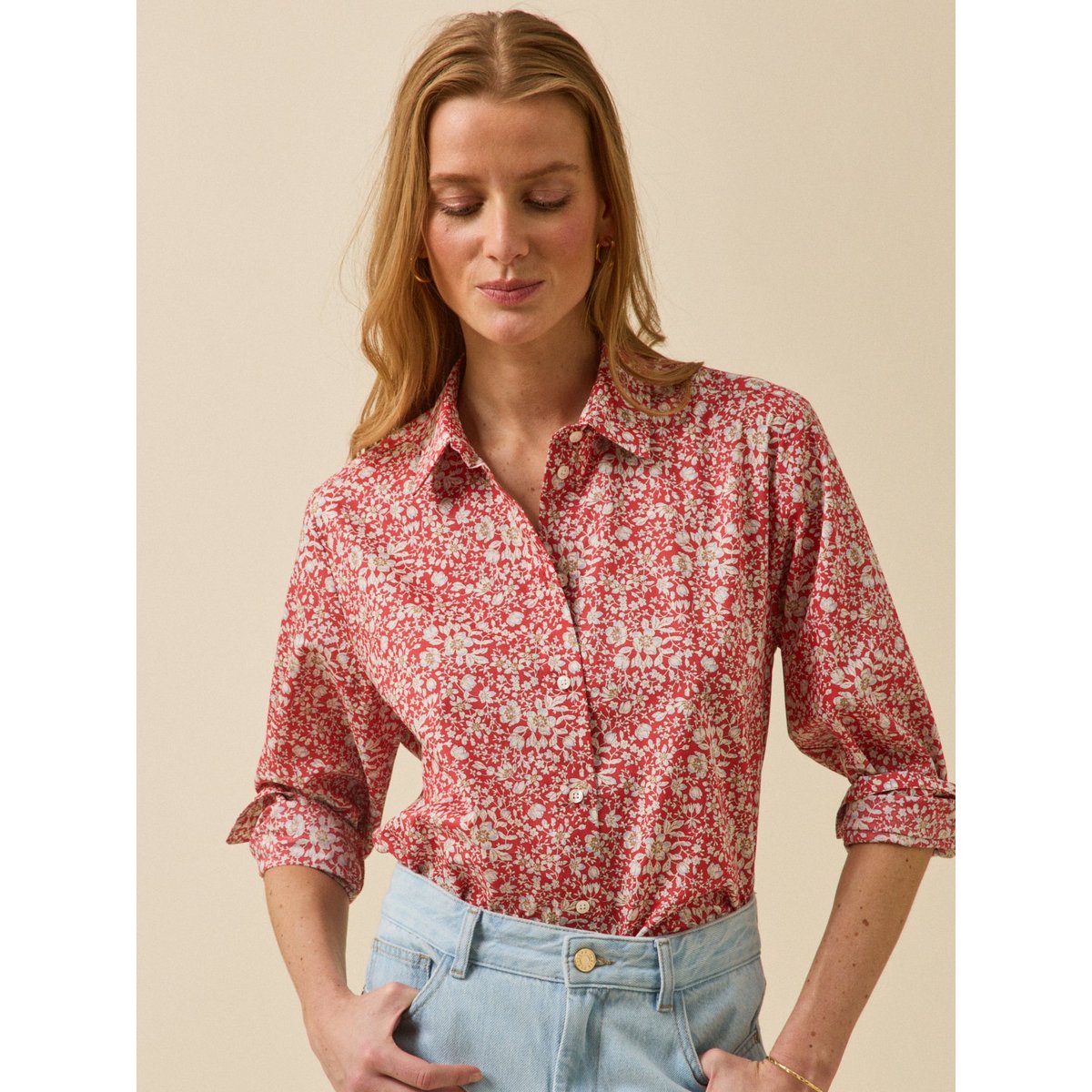 Chemise en tissu Liberty - Coupe Gaby liberty lizzy, CYRILLUS