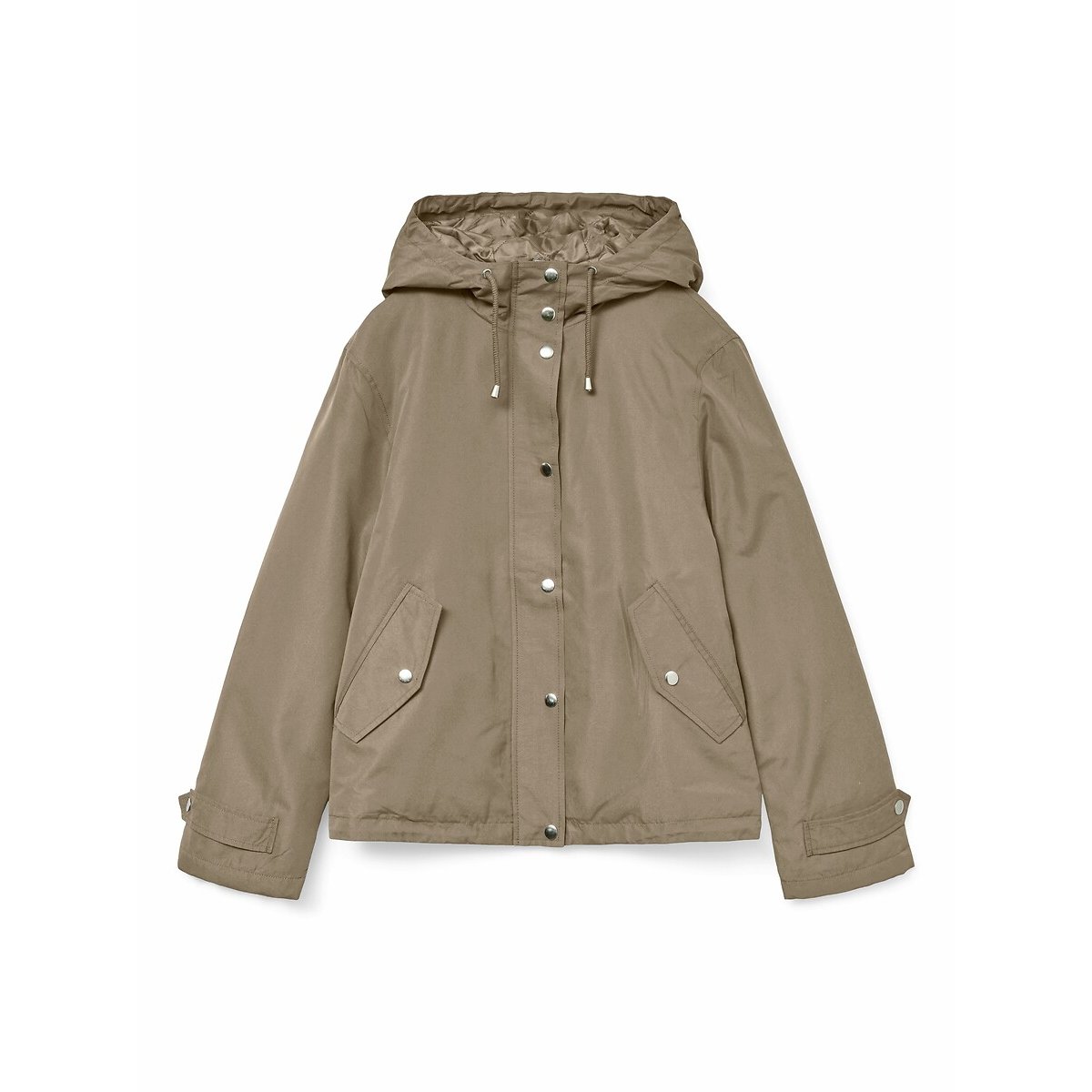 Short Hooded Parka beige, VERO MODA