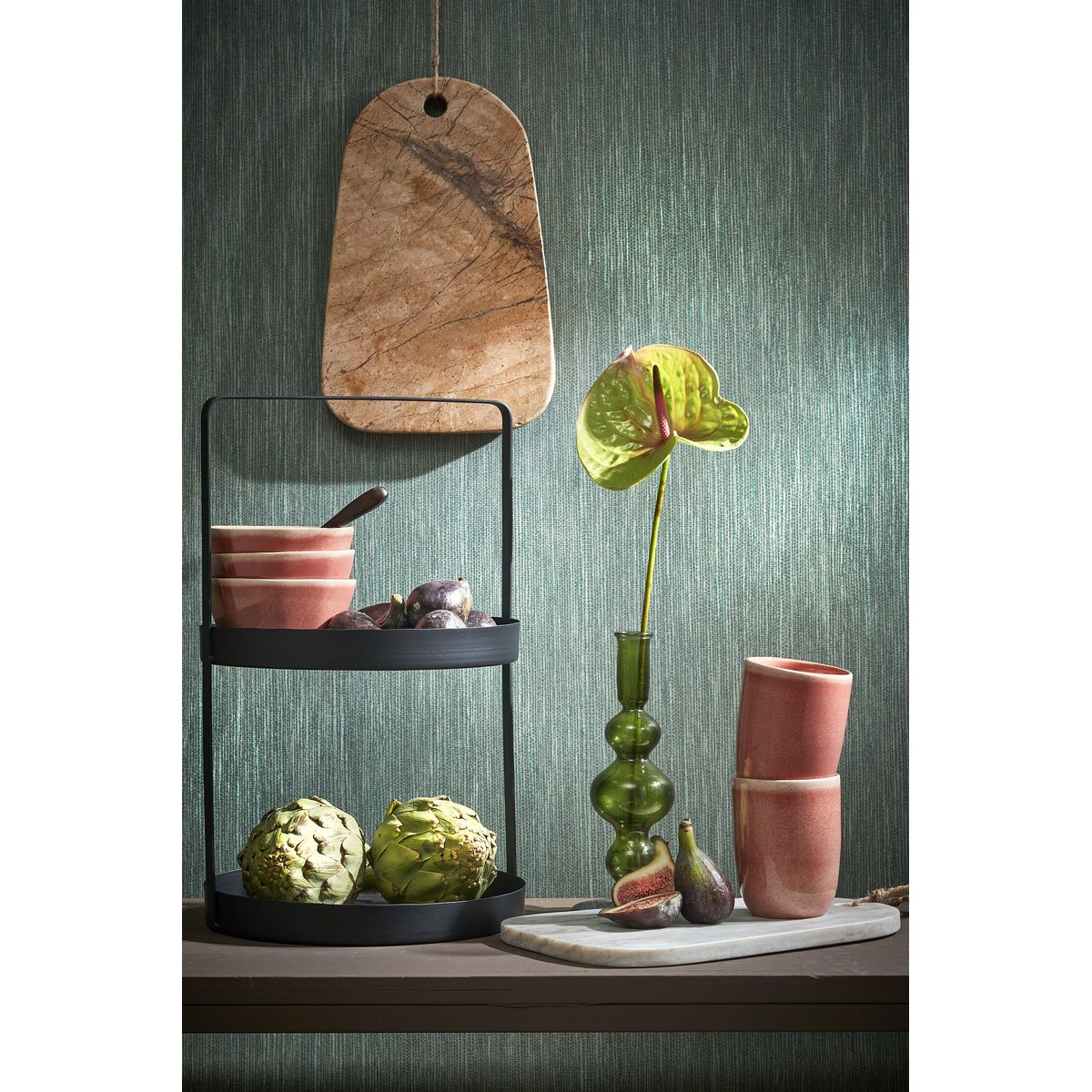 Présentoir noir, MICA DECORATIONS