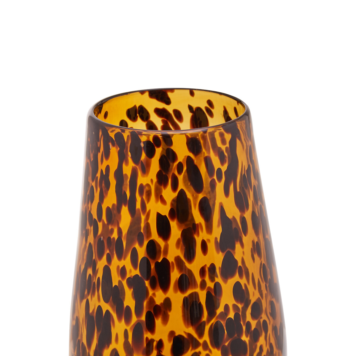 30cm Tortoise Glass Vase orange, ÉDITÉ