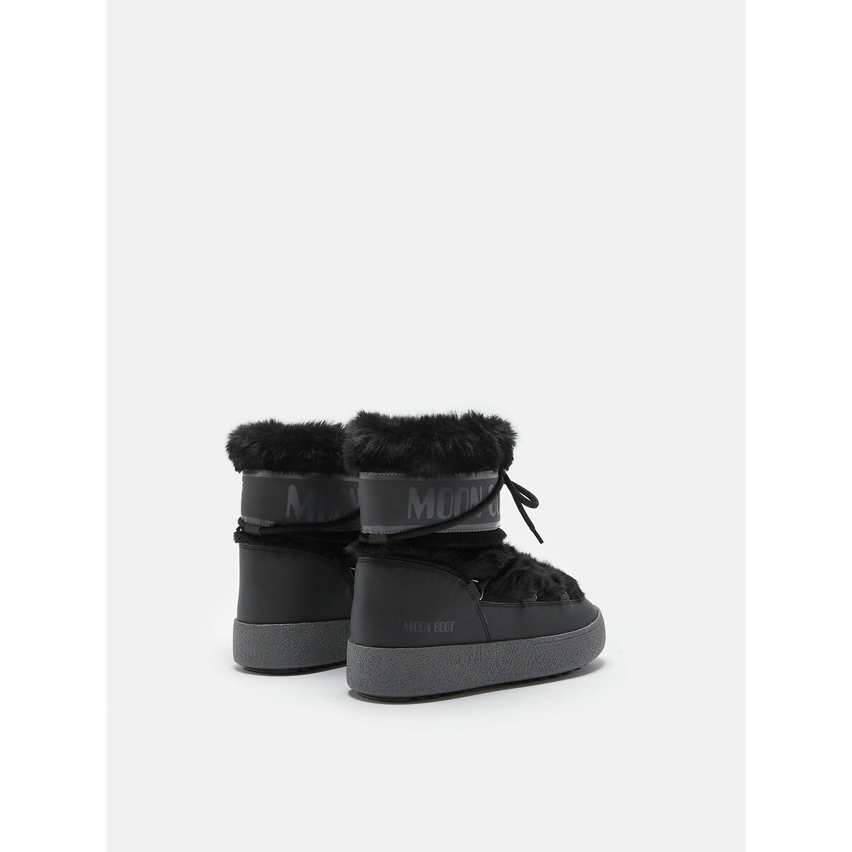 LTrack Faux Fur Ankle Boots black, MOON BOOT