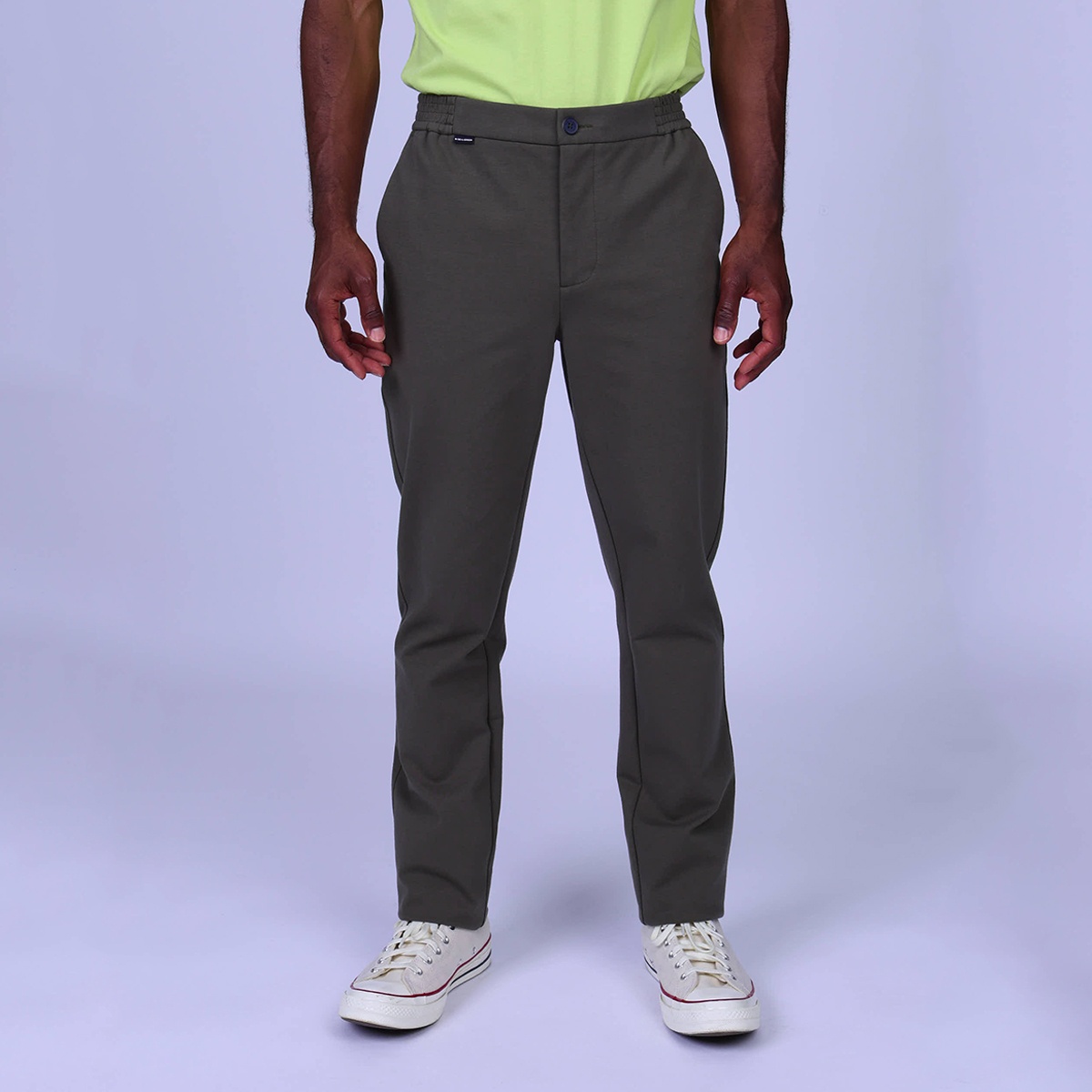 Chino maille kaki, MISE AU GREEN