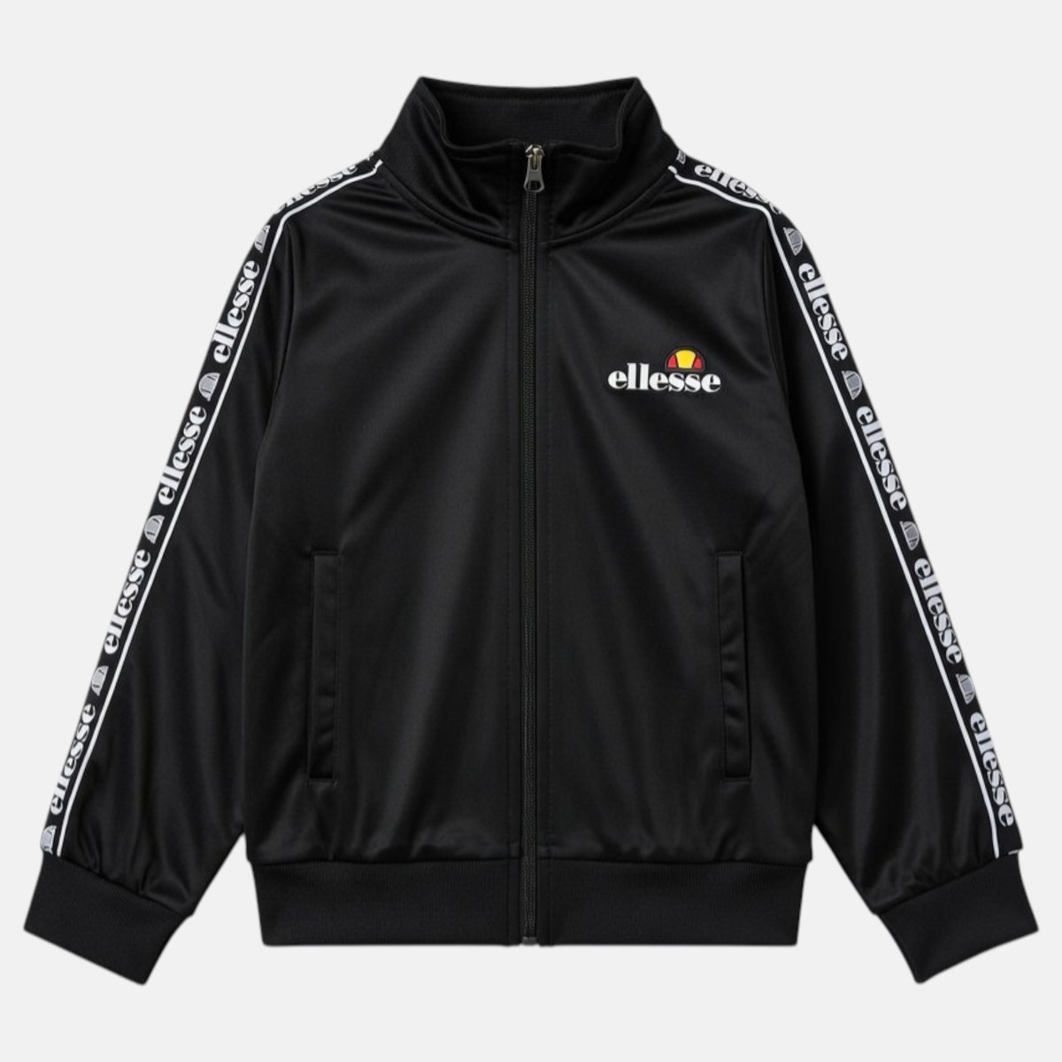 Ensemble veste zippée col montant et pantalon de jogging TRACK noir, ELLESSE
