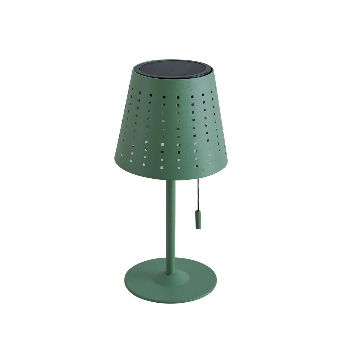 Lampe solaire en métalLED, Hilario vert sauge, LINDBY