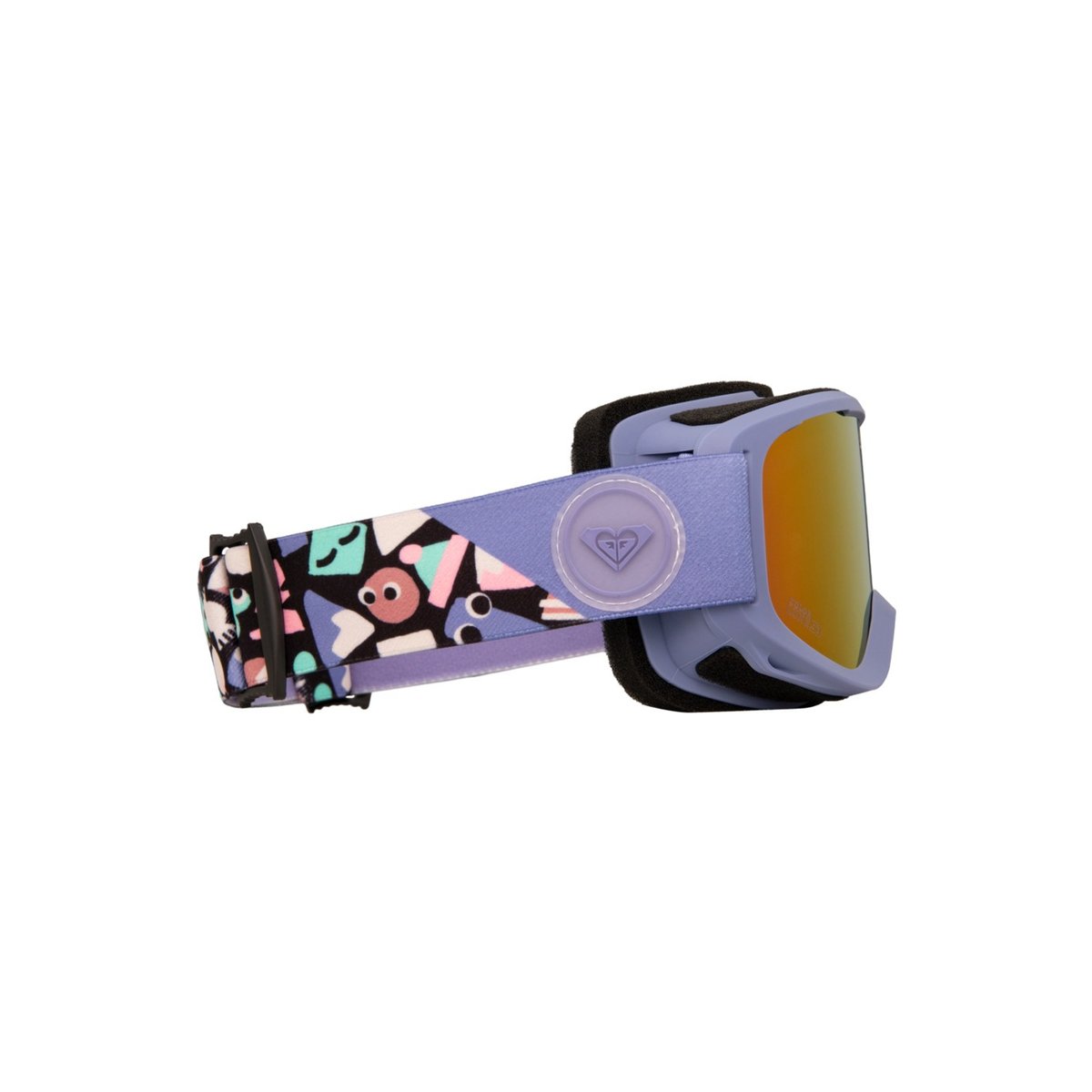 Masque de ski/snowboard SWEETPEA. noir frosty friends/ml purple s3, ROXY