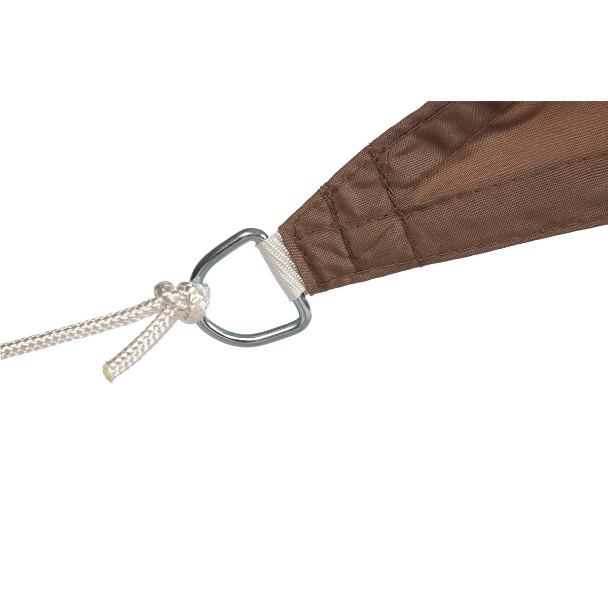 Voile d'ombrage rectangulaire 3x2m déperlante CURACAO taupe, HESPERIDE