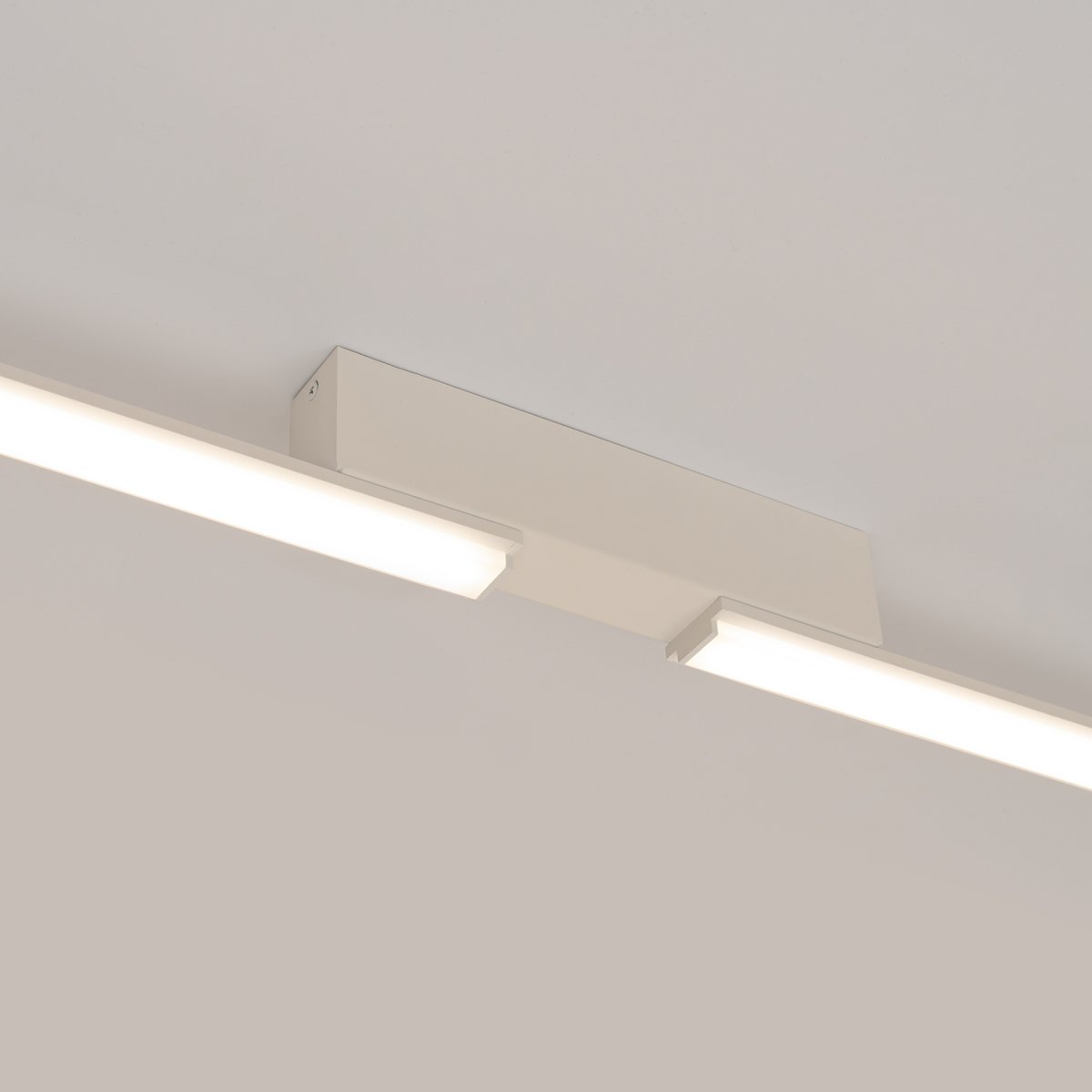 Plafonnier Aluminium Beige LED 2 Lagom beige, EDEN