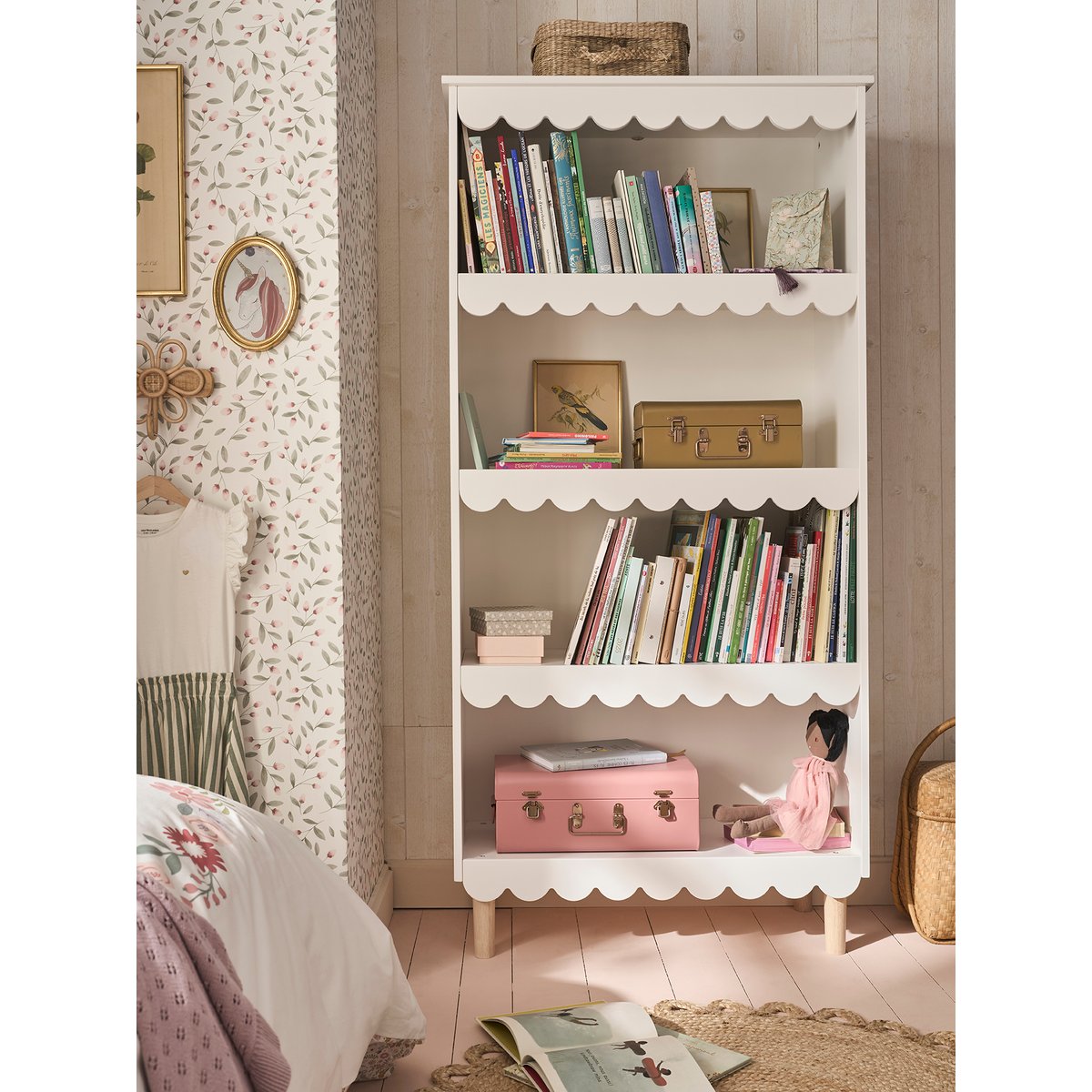 Bibliothèque LIGNE FESTON blanc, VERTBAUDET