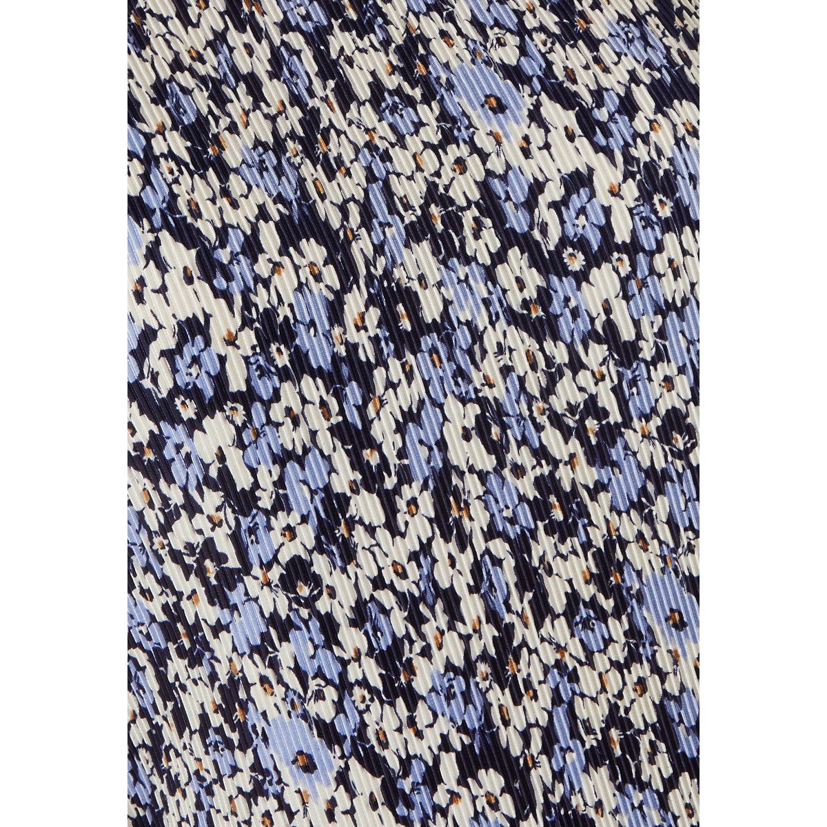Top plissé permanent bleu fleuri, DAMART