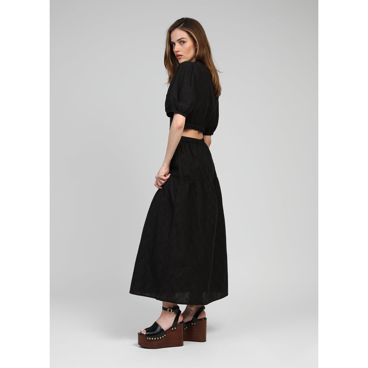 Robe Midi OSEILA noir, AN'GE