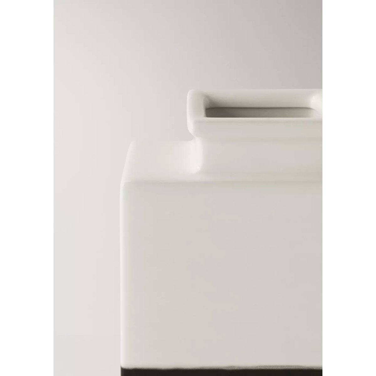Petit vase en grès bicolore cerise, MANGO HOME