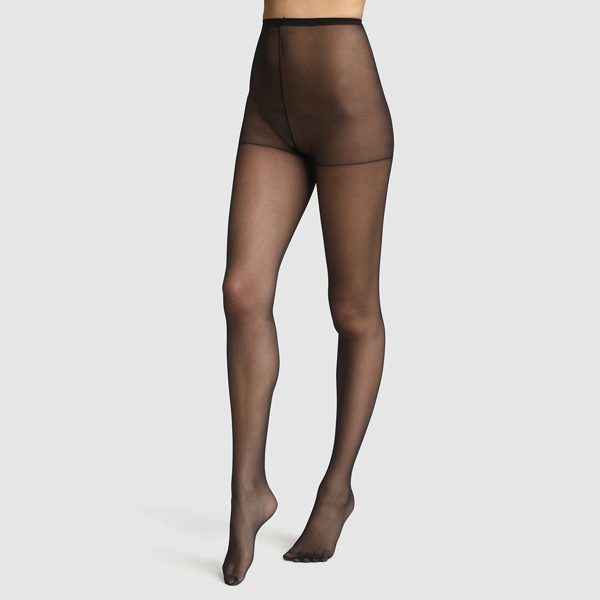 Lot de 3 collants fins Trio Rouge noir, DIM