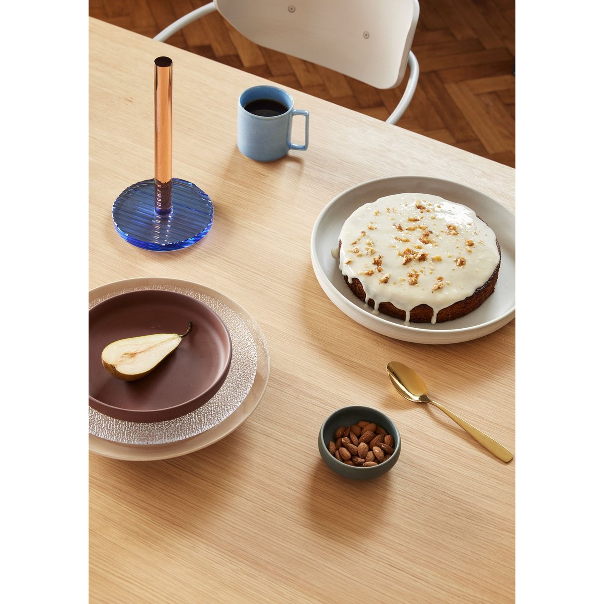 Assiettes en céramique CLAY blanc, HUBSCH