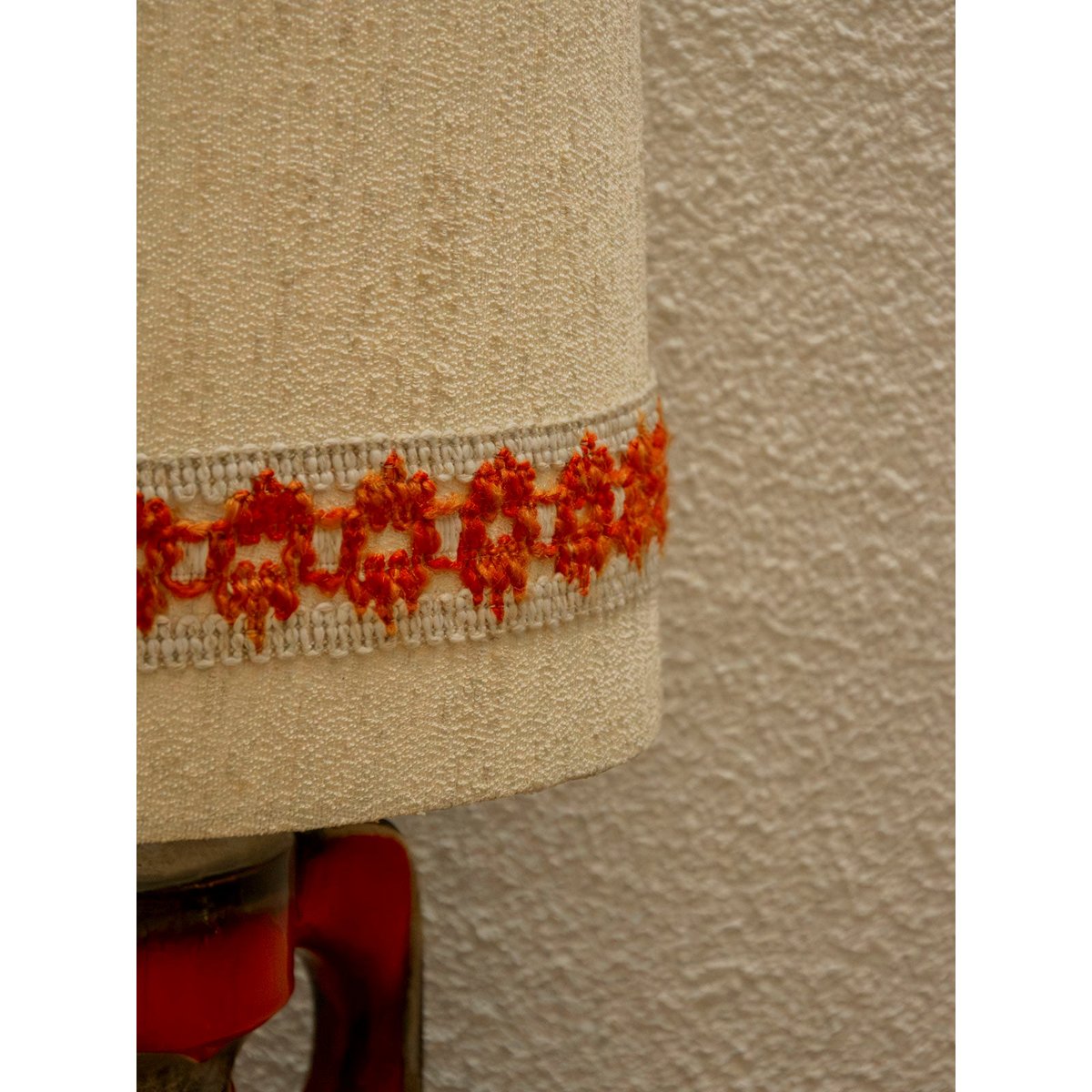 Grande lampe élégante et raffinée Julia N°1113 - Bon état beige, DEBONGOUT
