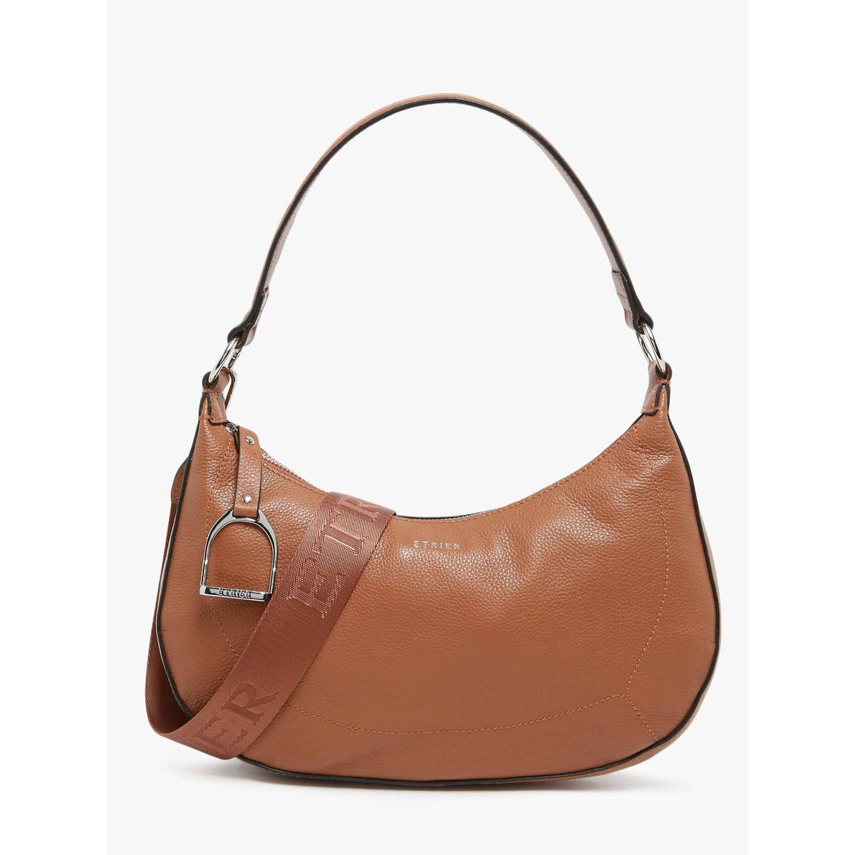 Sac porté épaule M Altesse cuir camel, ETRIER